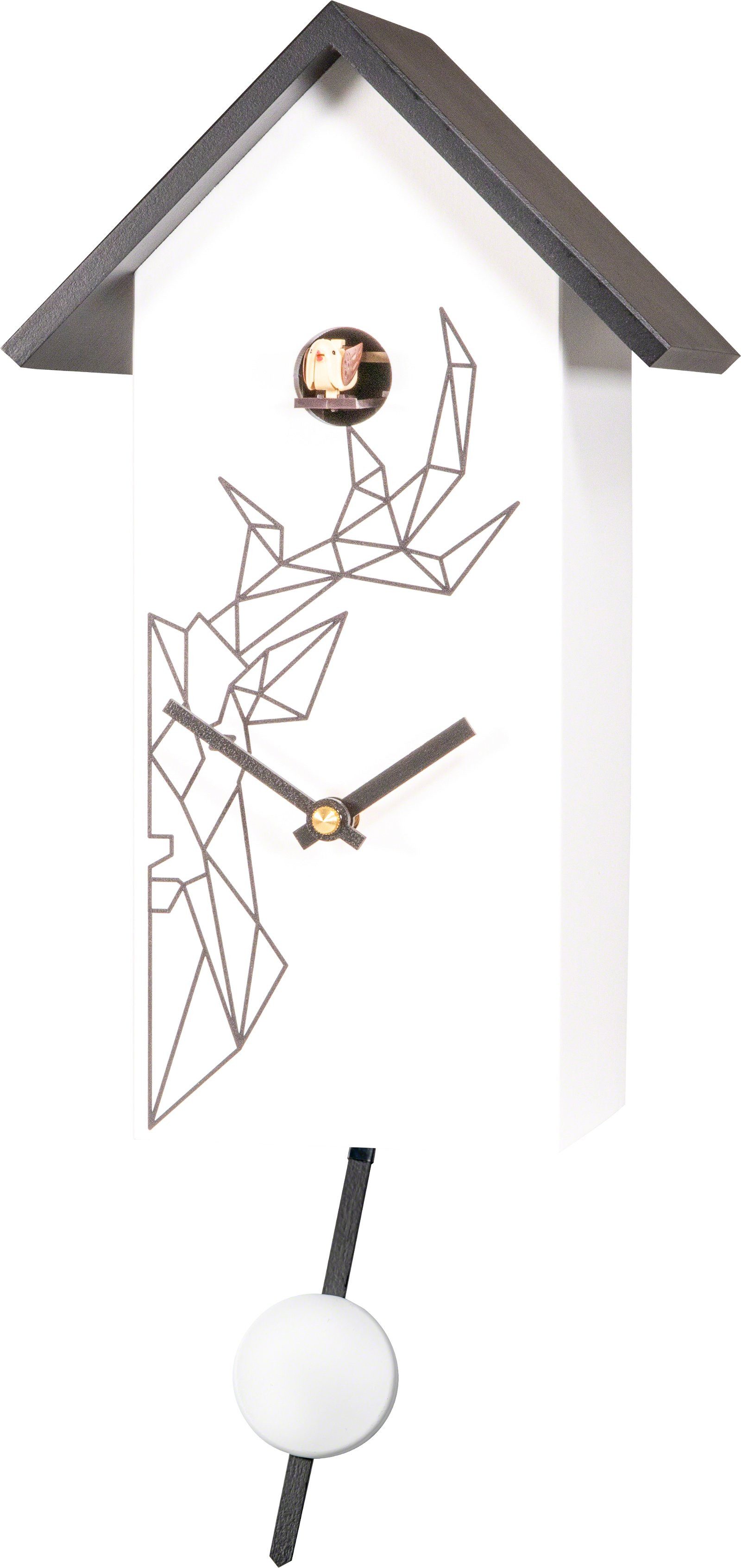 Engstler Wanduhr Moderne Kuckucksuhr 28cm von Engstler