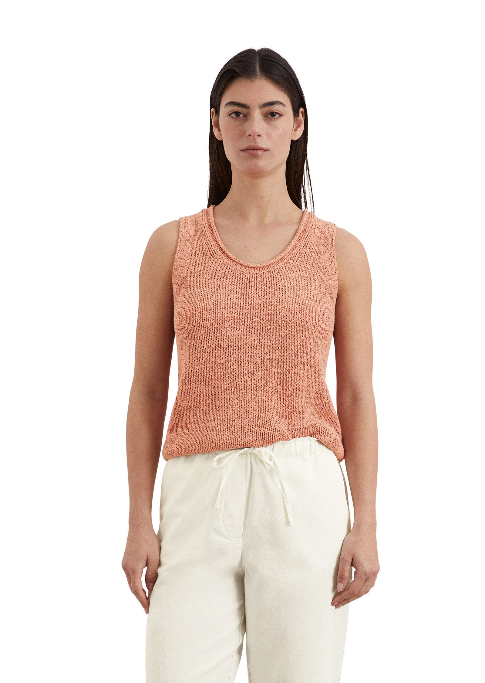 Rundhalspullover aus Organic Cotton-Mix