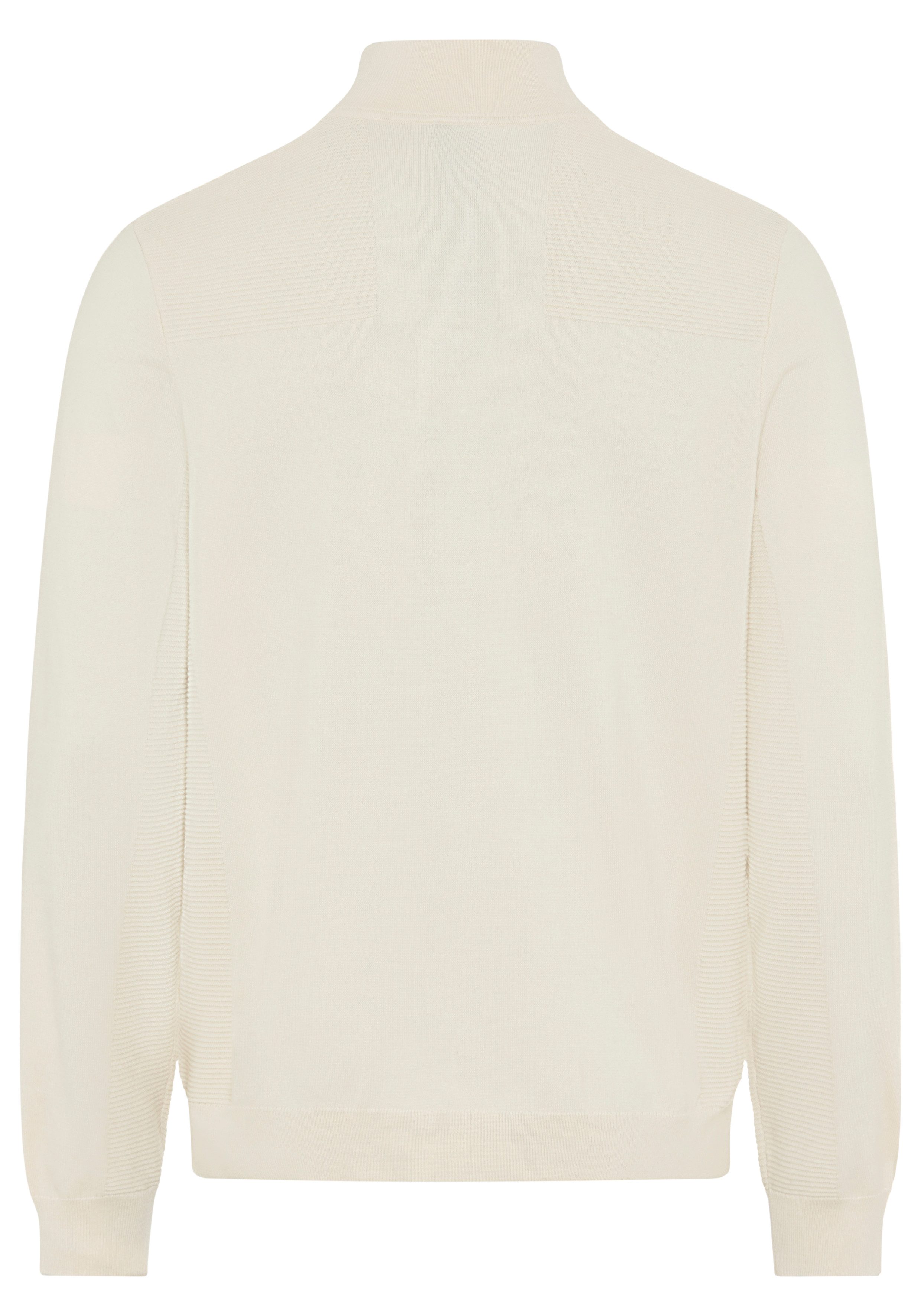 BOSS GREEN Strickpullover Stehkragen mit Reißverschluss, Regular Fit günstig online kaufen