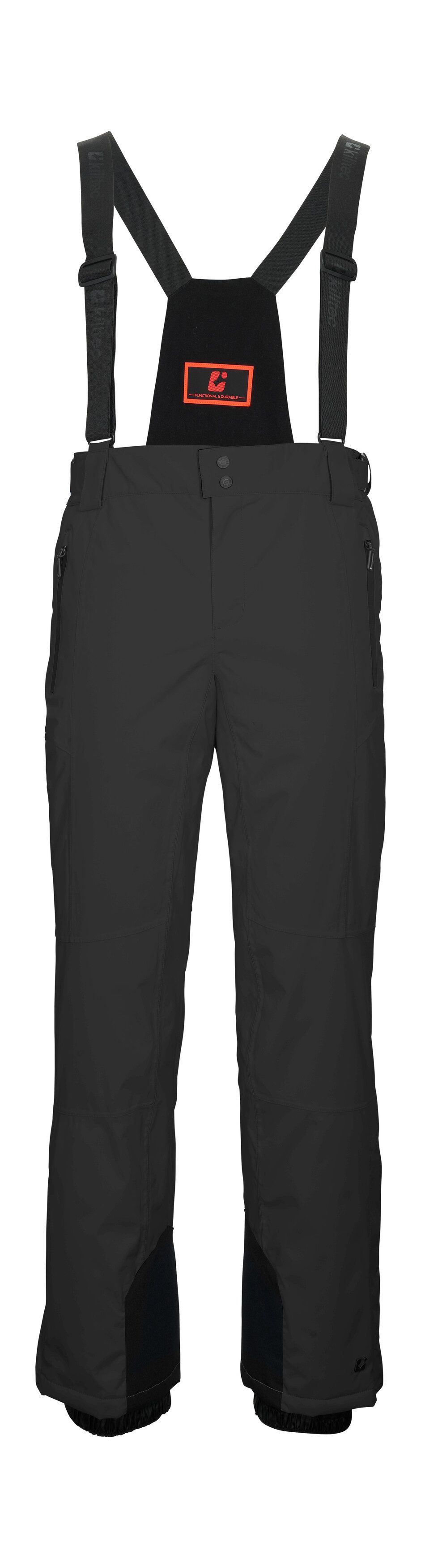 Killtec Skihose KSW 100 LG MN SKI PNTS Wasserdichte, atmungsaktive Skihose mit abnehmbaren Trägern