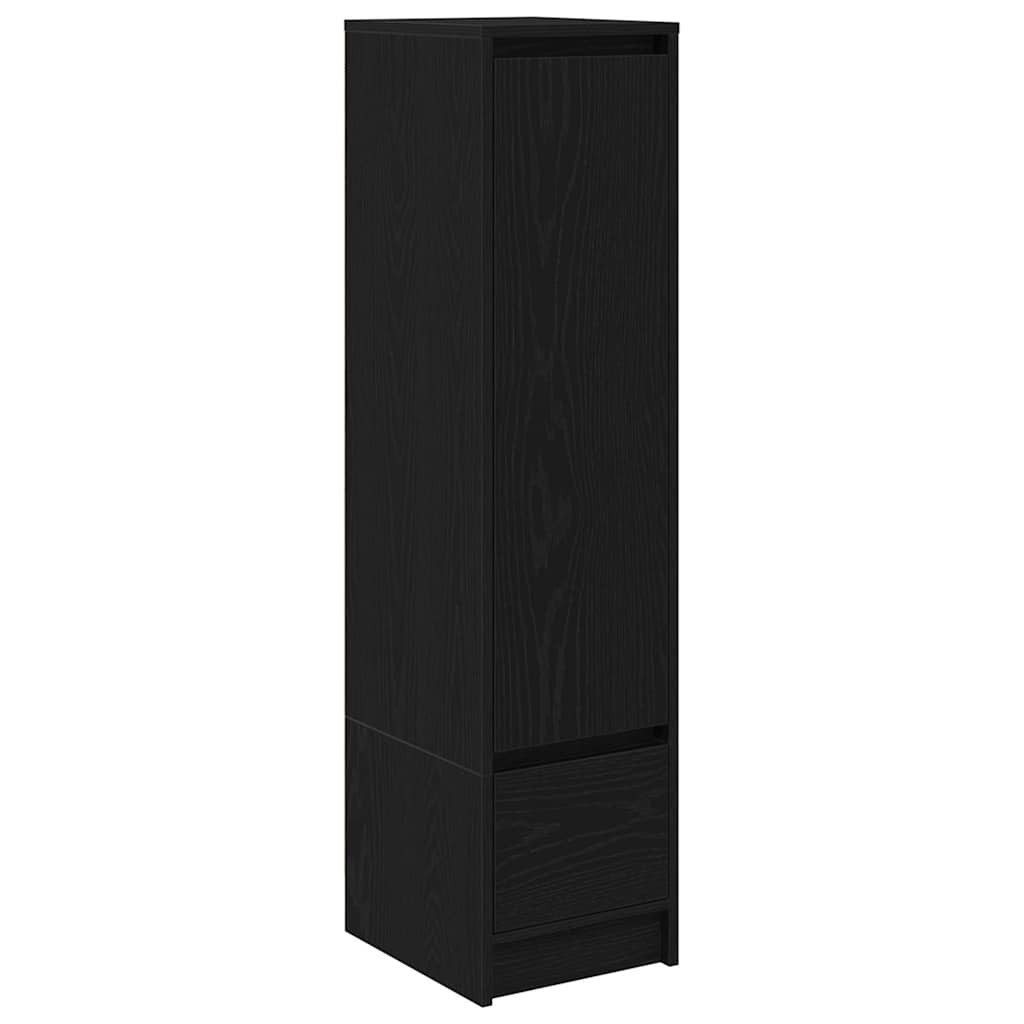 vidaXL Highboard Highboard Schwarz Eichen-Optik 29,5x34x119,5 günstig online kaufen