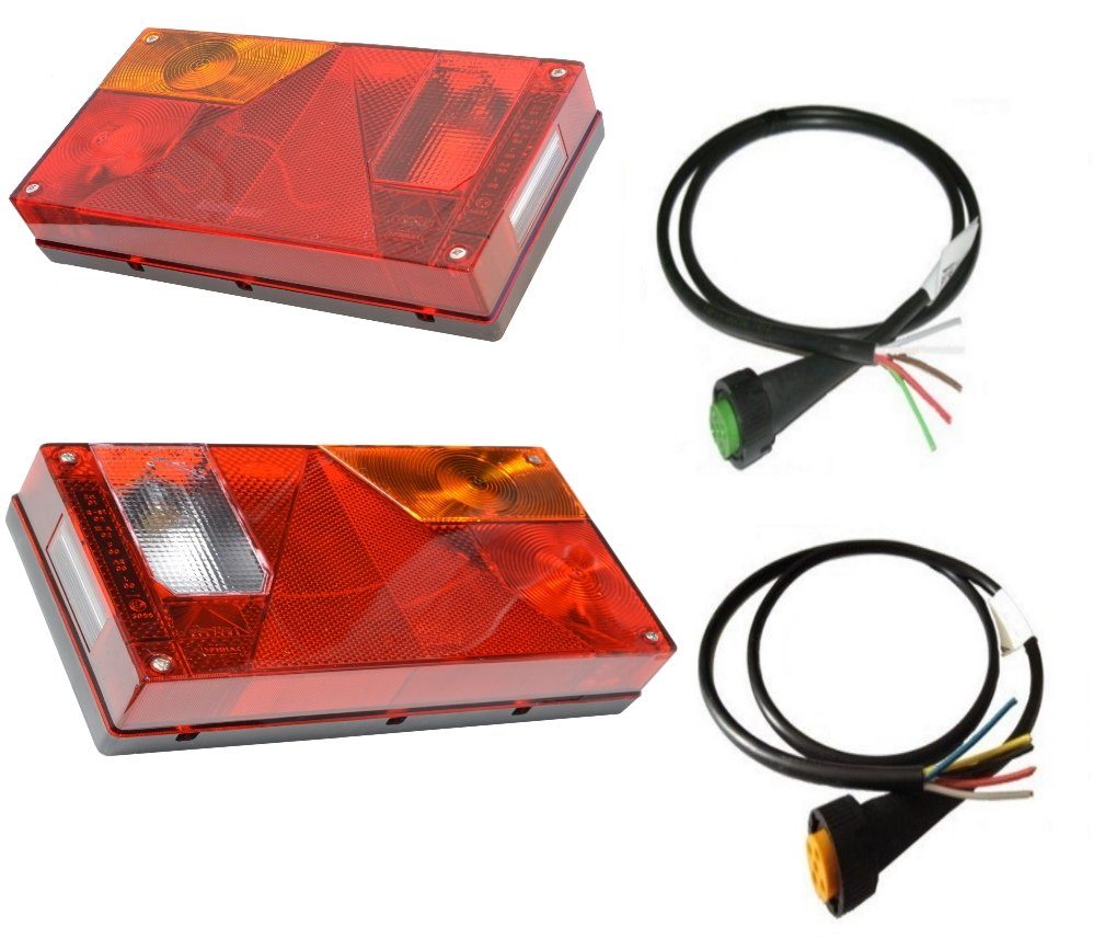 Anhänger Aspöck Multipoint 1 mit RFS - Lampen Set - Leuchte L und R