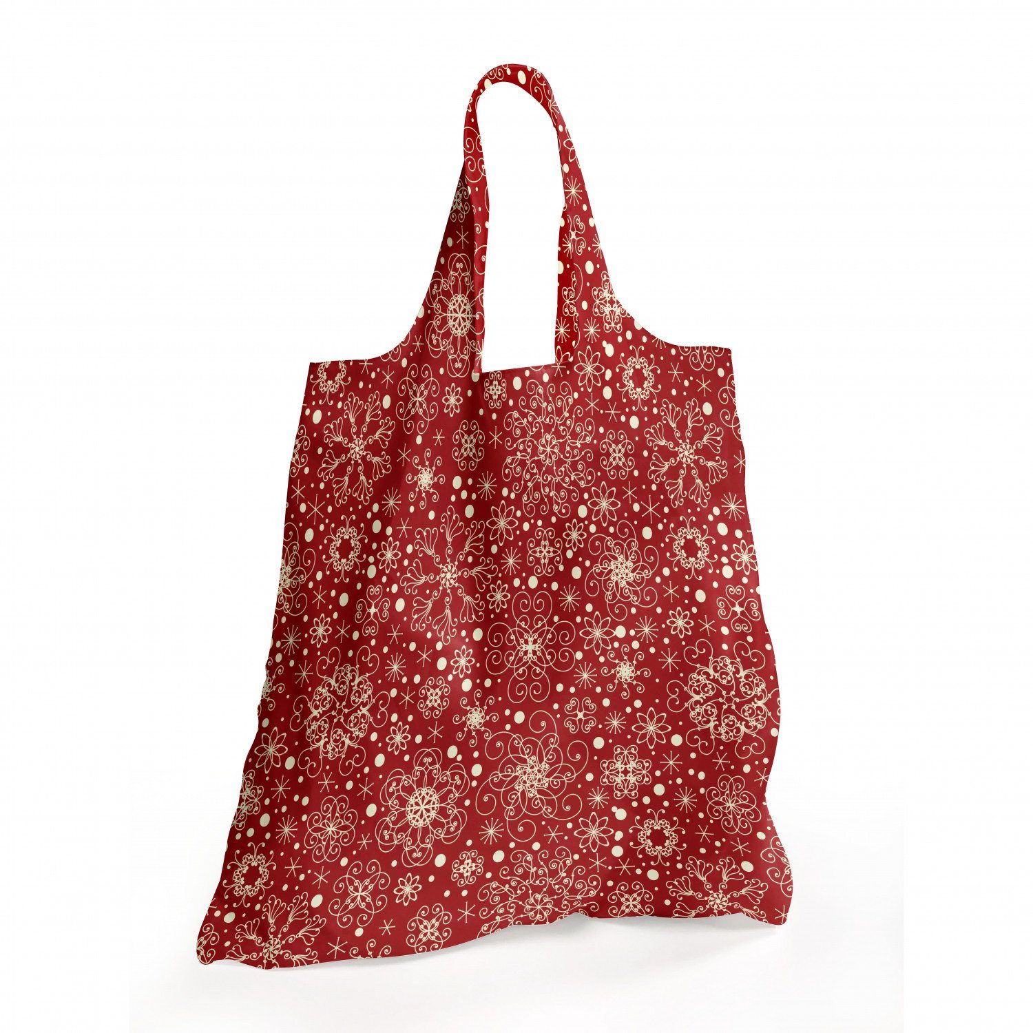 Damen Alle Damentaschen Abakuhaus Tragetasche Praktische Einkaufstaschen Umweltfreundliche Wiederverwendbare, rot Filigree Stil 