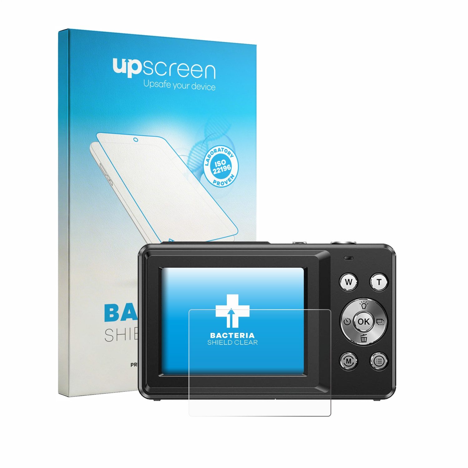 upscreen Displayschutzfolie Schutzfolie für IXNAIQY Vlogging Camera for Kids, Displayschutz Schutz Folie Klar antibakteriell