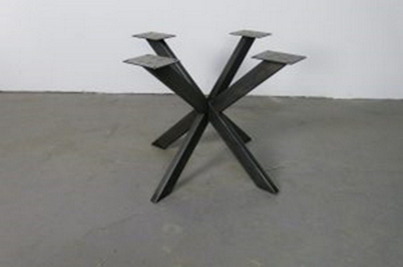 Tischhelden Tischbein Tischgestell Spider schmal 8x4 cm