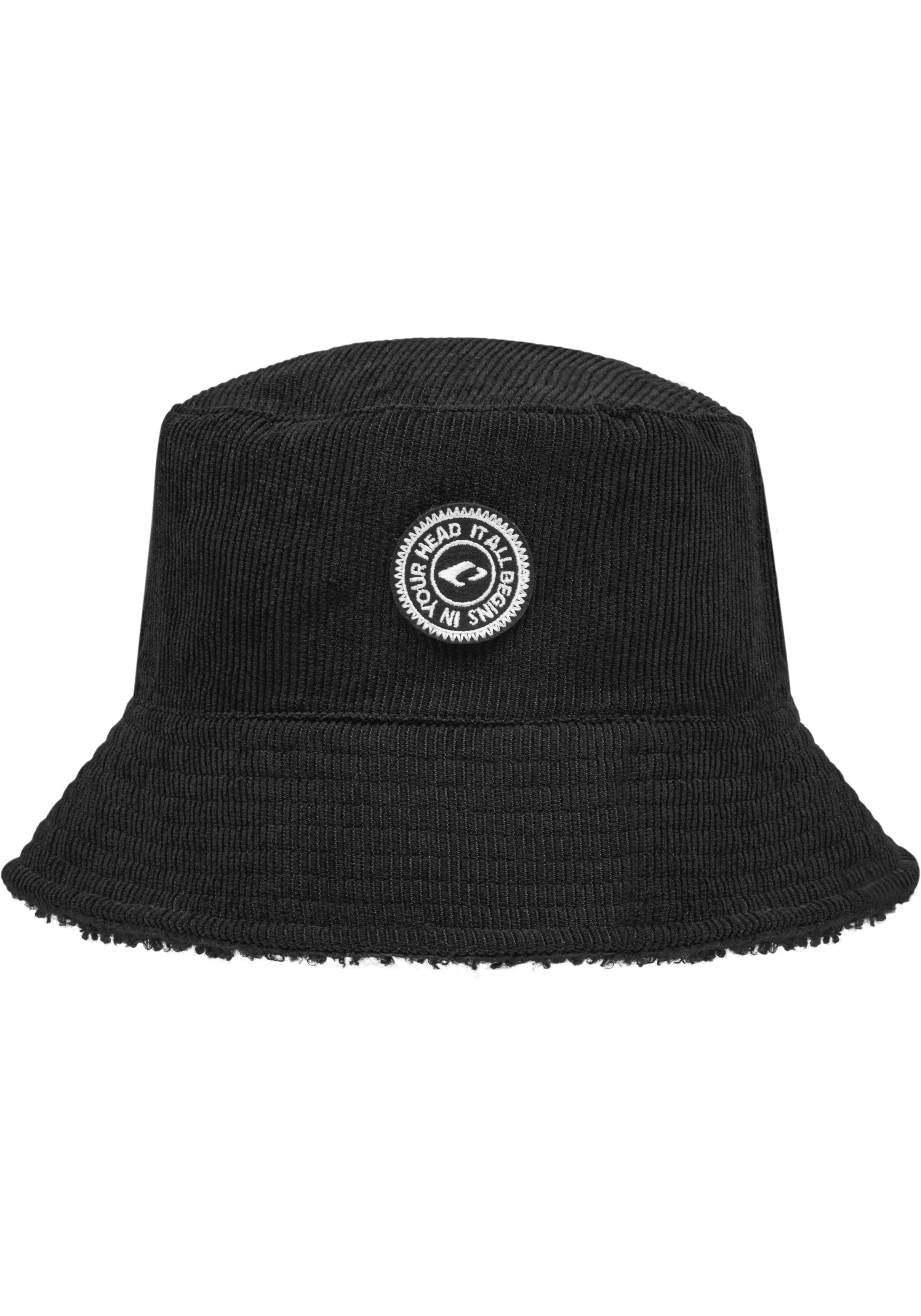 chillouts Fischerhut Selma black tragbar beidseitig Wendehut Hat
