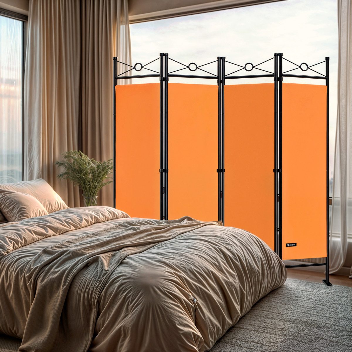 Casaria Paravent Lucca, 180x163cm Verstellbar Faltbar günstig online kaufen