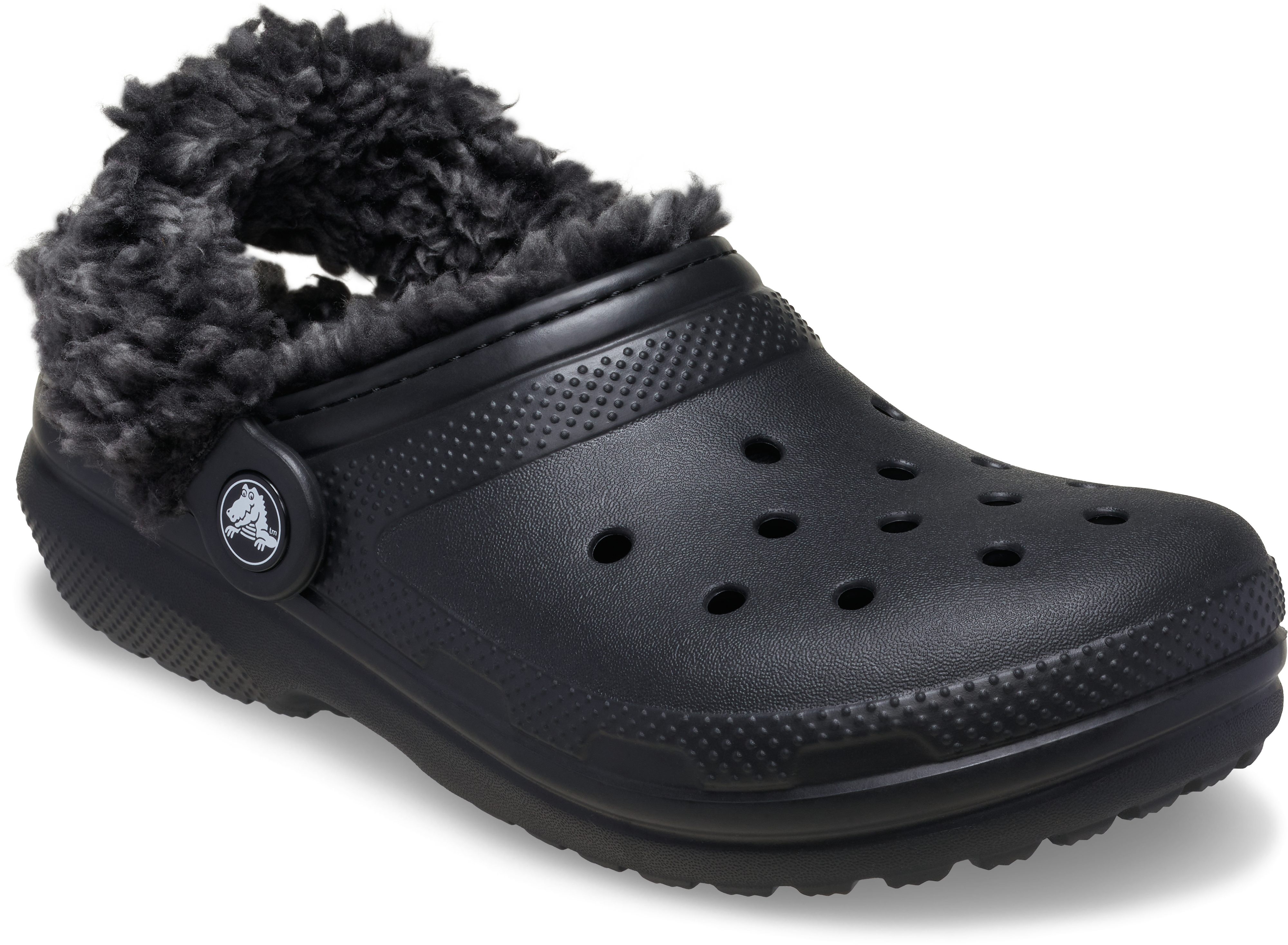 Crocs Classic Fleece Lined Clog Clog Schlupfschuh, Hausschuh mit schwenkbarem Fersenriemen, Leichtgewicht