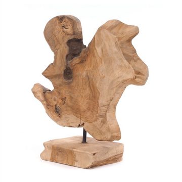 DESIGN DELIGHTS Skulptur TREIBHOLZ SKULPTUR "ROOTS 50", Teakholz, Unikat, Dekofigur