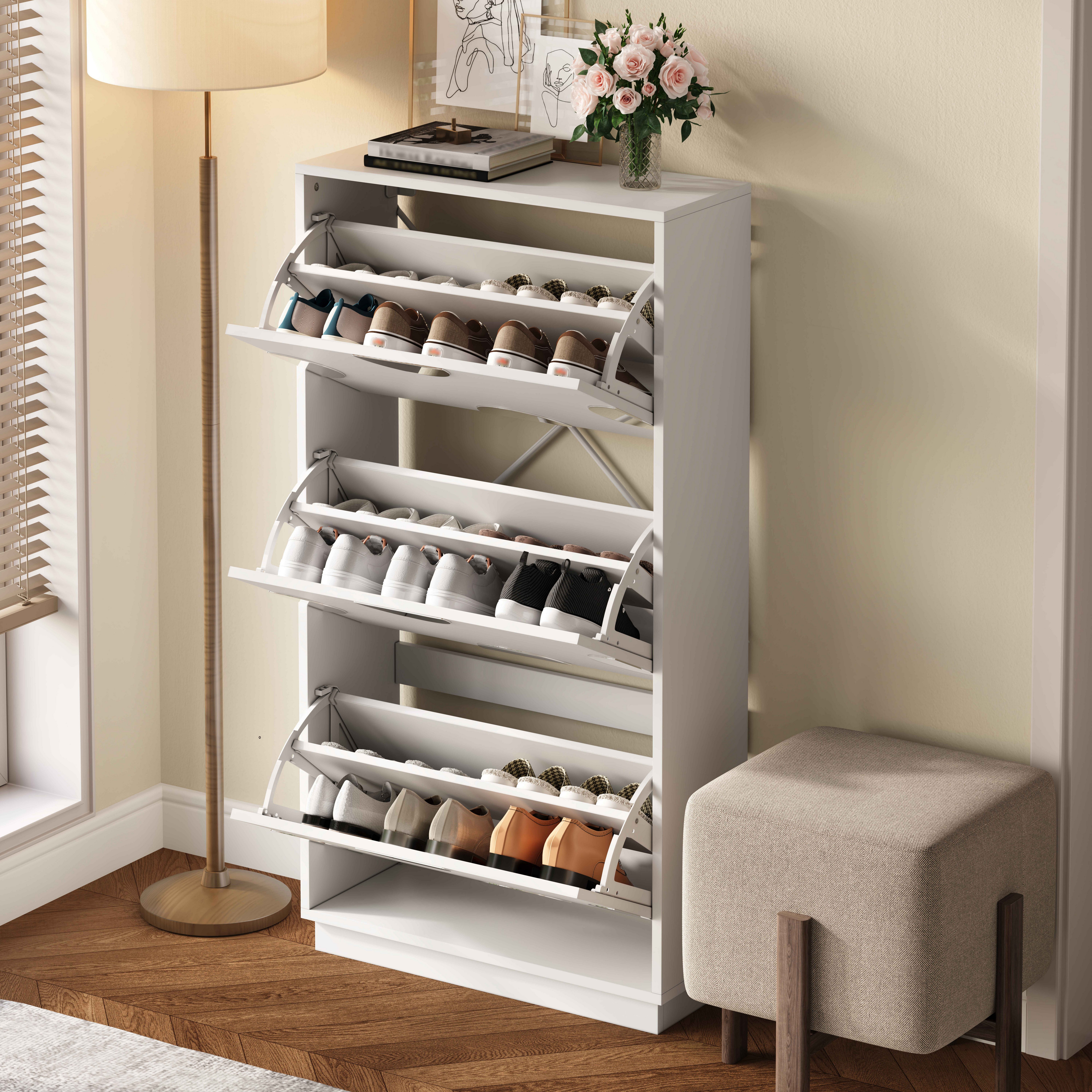 Schuhschrank Schuhregal Schuhkipper Schuhkommode