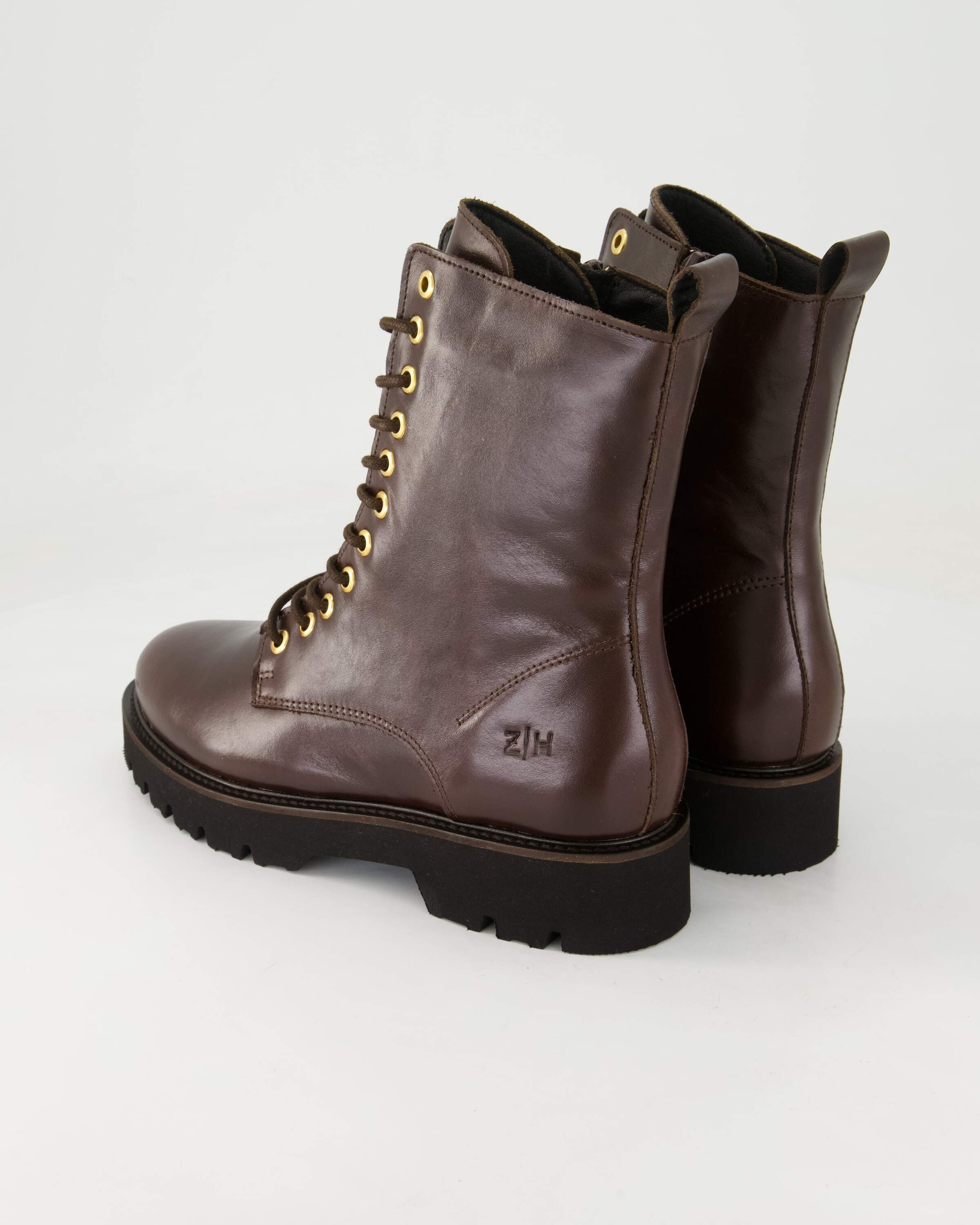 ZAHIRA B-1970/A Schnürstiefelette Obermaterial: Leder