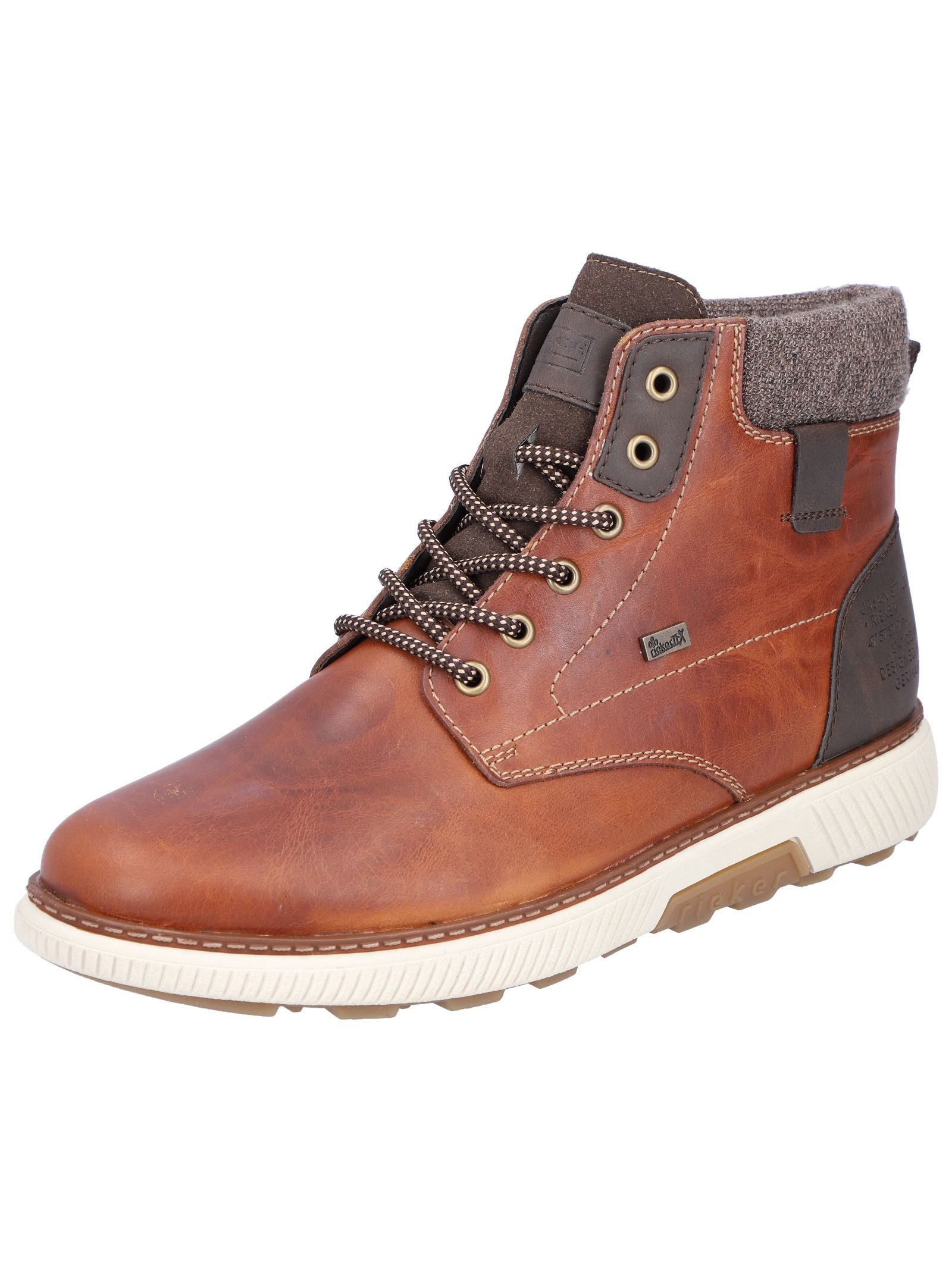 Rieker Rieker Stiefelette Leder/Synthetik Schnürstiefelette