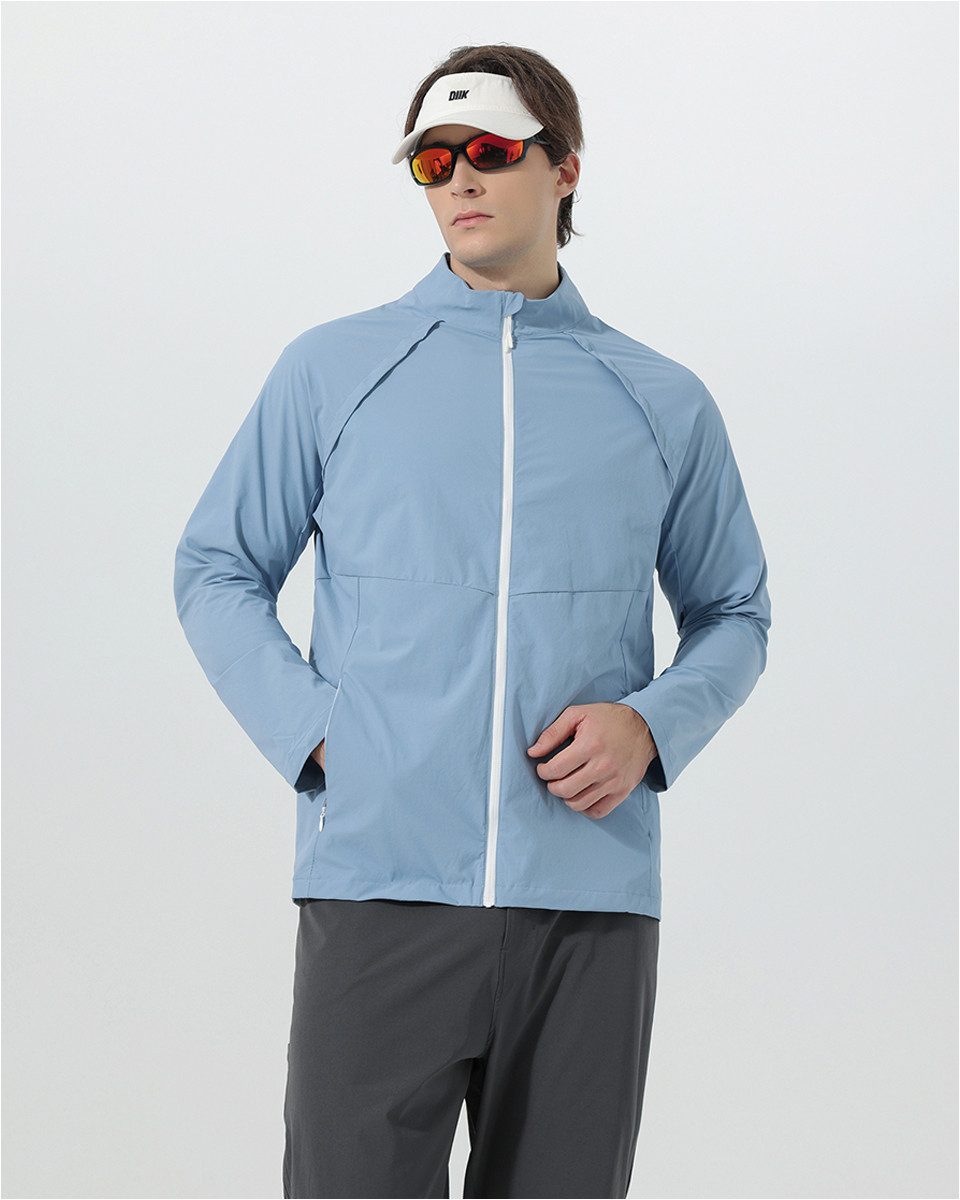 YOUTHUP Outdoorjacke Herren Freizeit Stehkragen Sportjacke - Atmungsaktiv & Bequem Outdoor