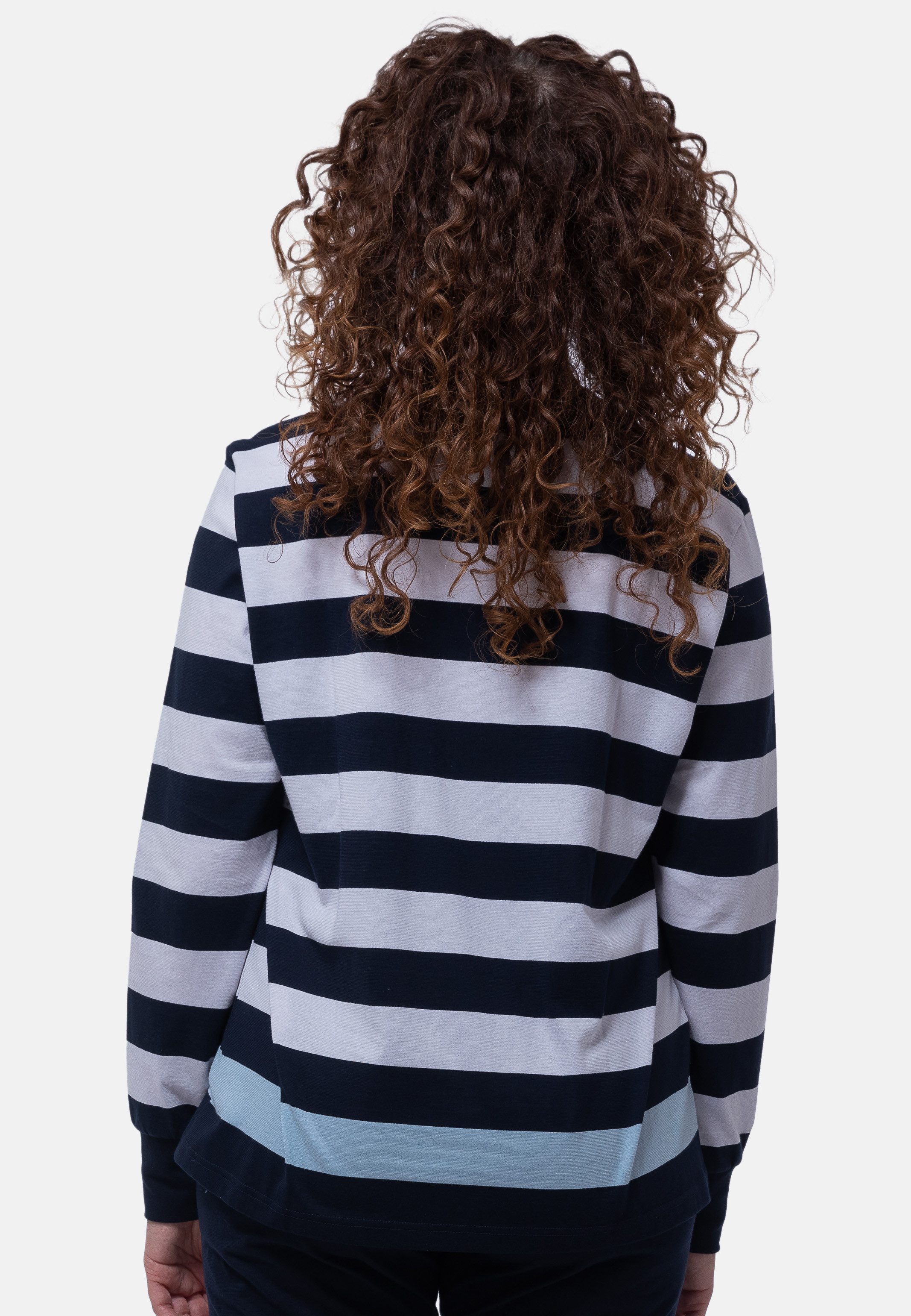 Ammann Pyjamaoberteil Mix & Match (1-tlg) Schlafanzug Oberteil - Baumwolle - Atmungsaktiv - Im Streifen-Design