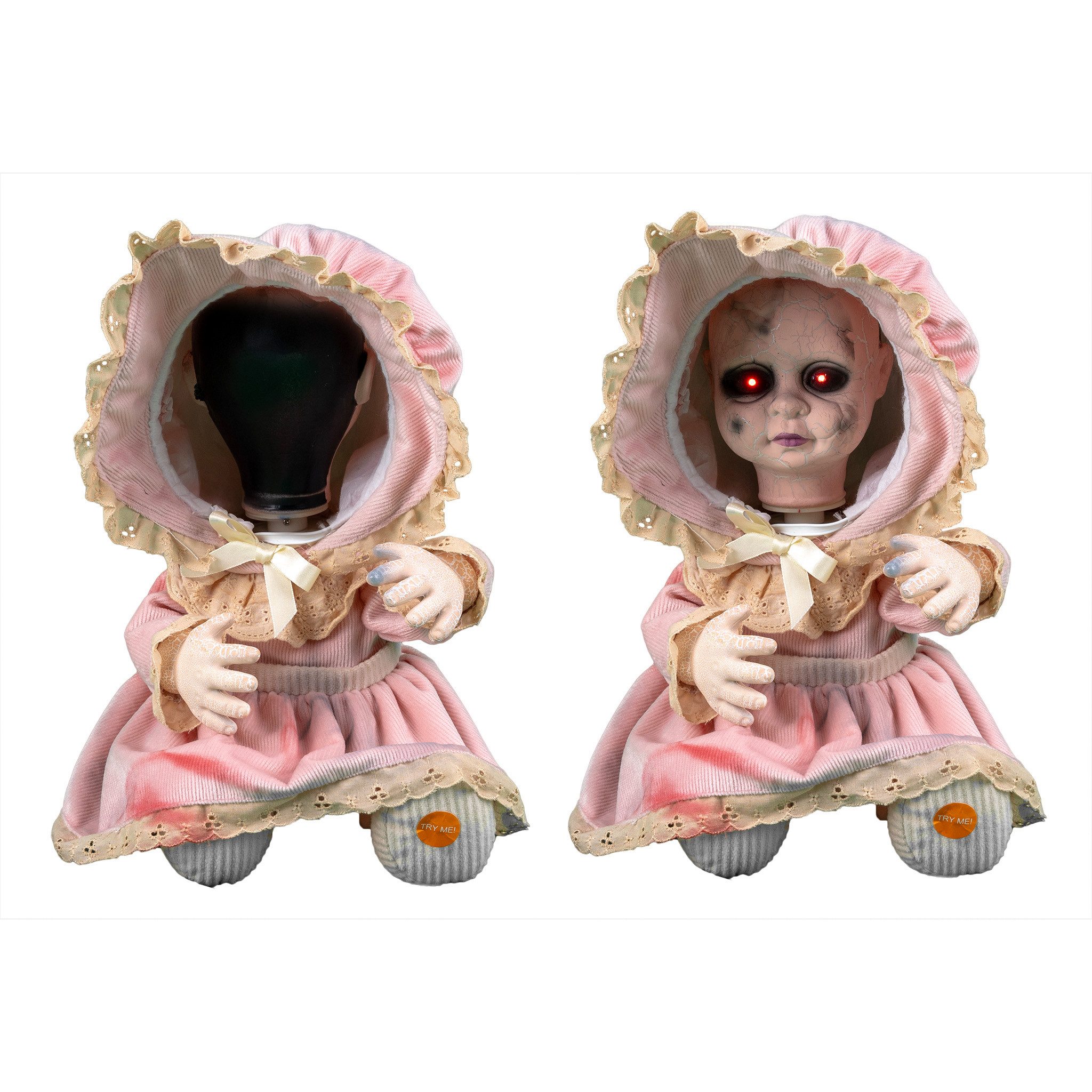 Dekoobjekt Animierte Puppe 'Julie' - Halloween Dekoration, 3
