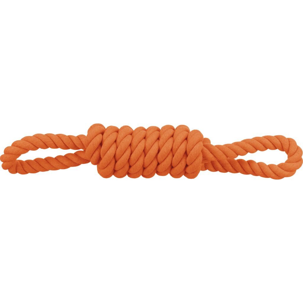 TRIXIE Tiertau Spieltau, Baumwolle/Polyester - orange - 65 cm, Baumwolle, Polyester, Tau
