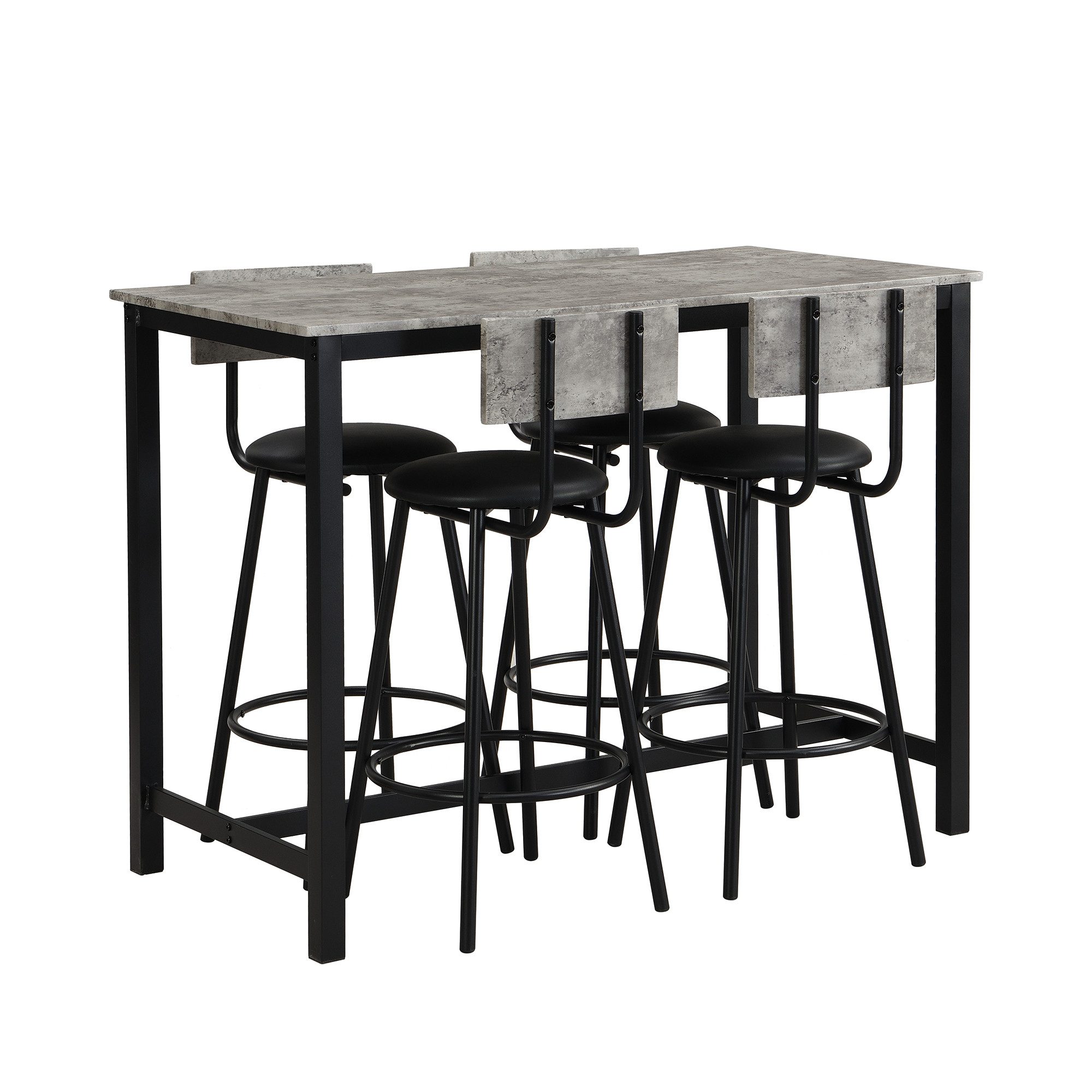 OKWISH Bargruppe 1 Bartisch und 4 günstig online kaufen
