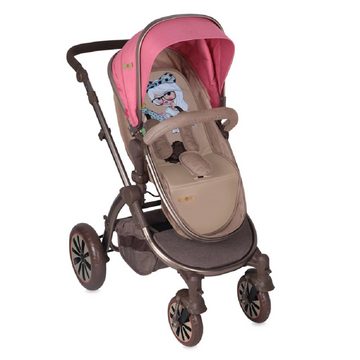 Lorelli Kombi-Kinderwagen Kombikinderwagen Aurora 2 in 1, faltbar einstellbar Fußabdeckung Tasche