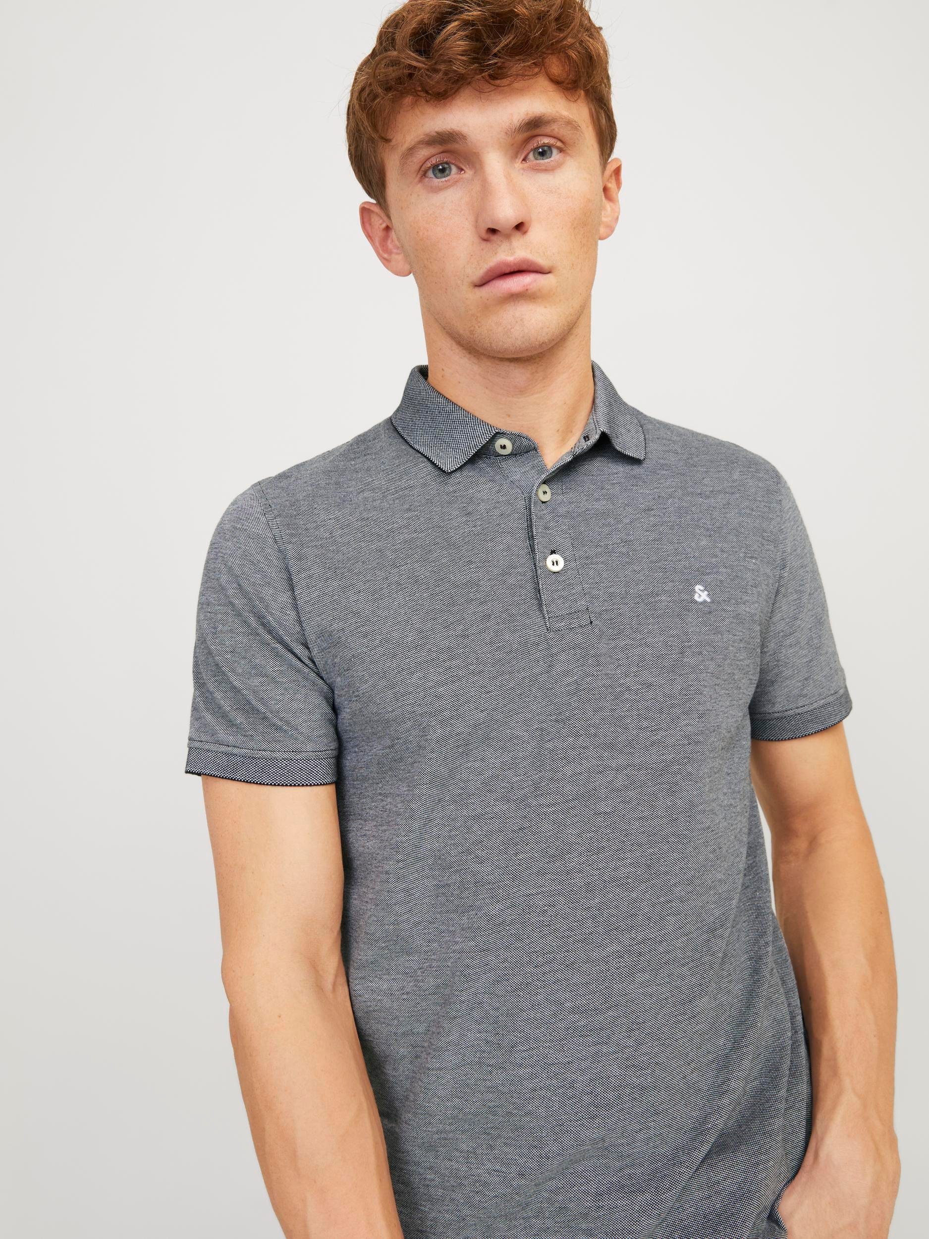 Jack & Jones Poloshirt JJEPAULOS POLO SS NOOS mit Logo Stickerei günstig online kaufen