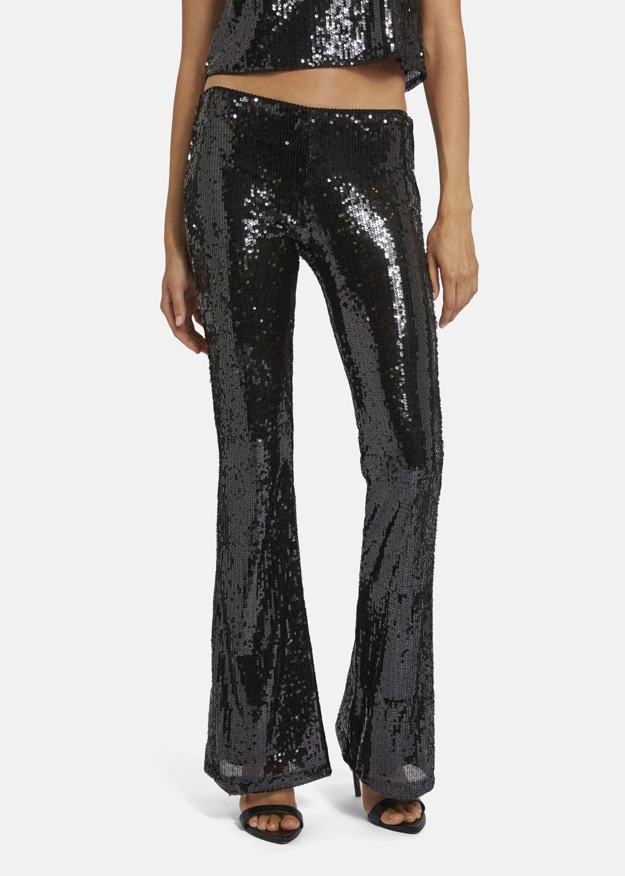 Nicowa Stoffhose EWINO Paillettenhose mit Gummibund