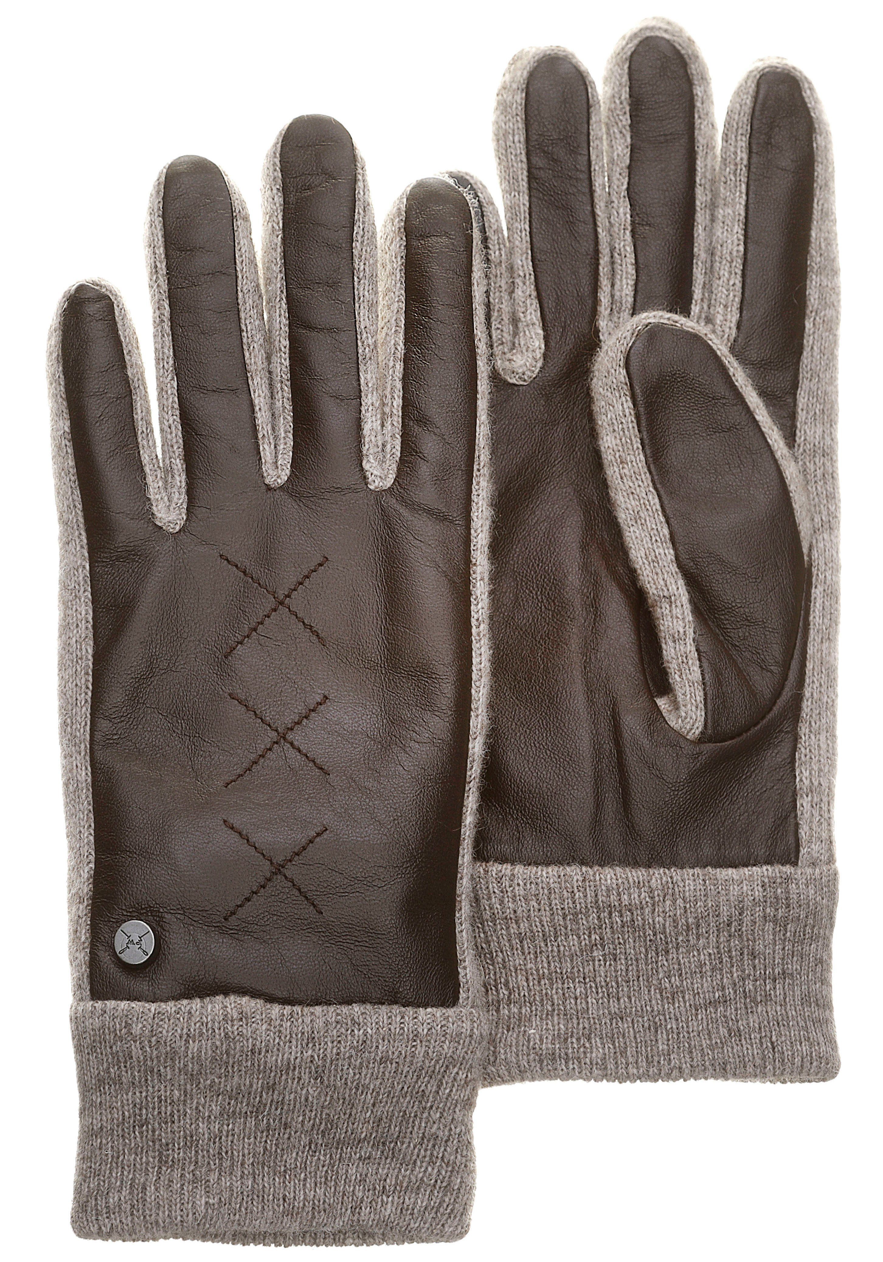 PEARLWOOD Lederhandschuhe Smilla Original PEARLWOOD Edelstahlniete günstig online kaufen