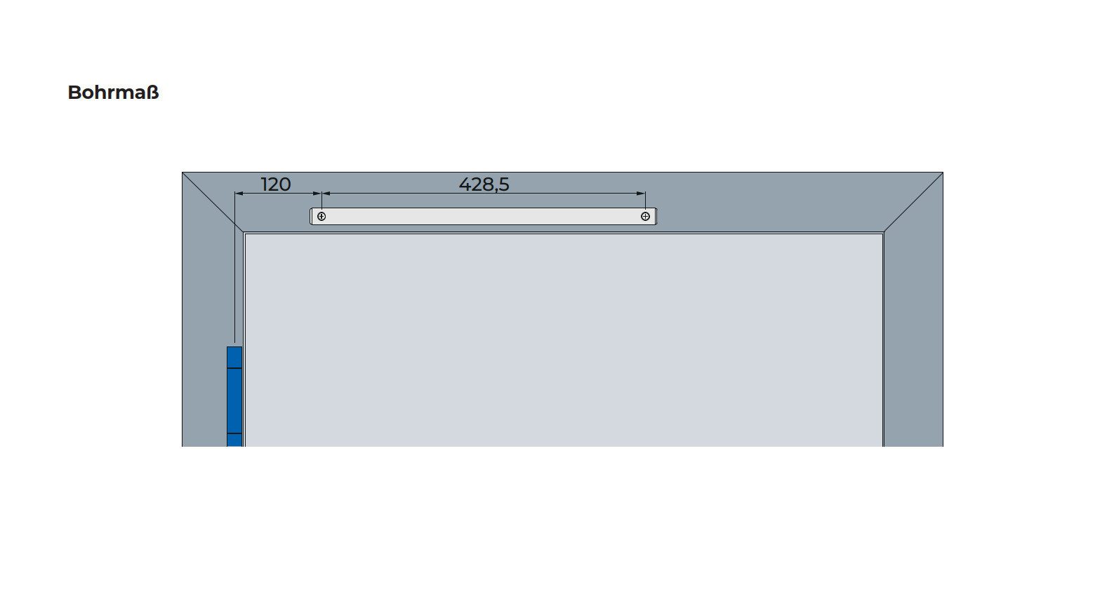 steinau Türschließer Edelstahl Oben-Türschließer TS 52 - Geprüft nach EN 1154 - DIN-L/R, Montage Bandgegenseite, (1-tlg), Für Innen- und geschützen Außenbereich geeignet, Einstellbare Kraft