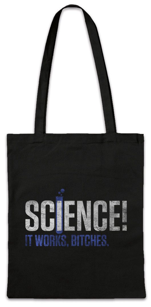 Beuteltasche Science It Works... Stofftasche Lehrer Fun Teacher Professor Nerd Geek