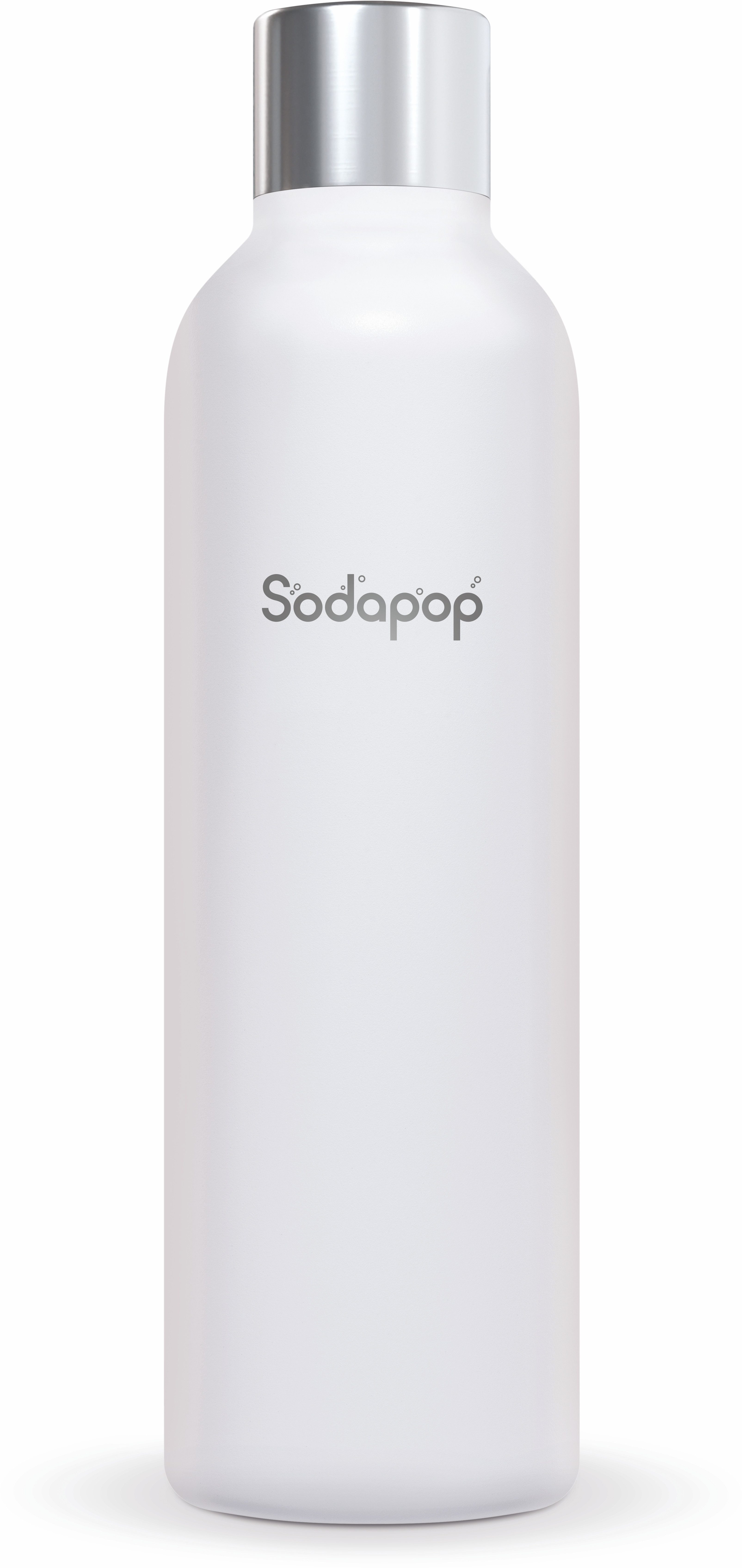 Sodapop Trinkflasche Edelstahlflasche 750ml schwarz für Logan & Cooper Pro, Passend für SODAPOP Logan und Cooper Pro