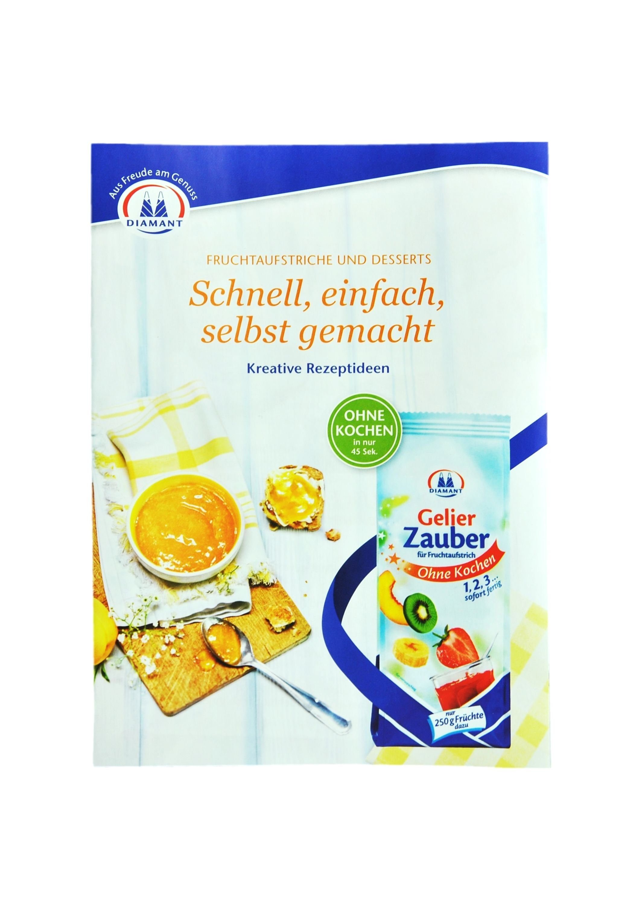 Gläser 18er Rezeptheft, inkl. Weck Sturzgläser Set Glas Gelierzauber 580ml MamboCat Einmachglas