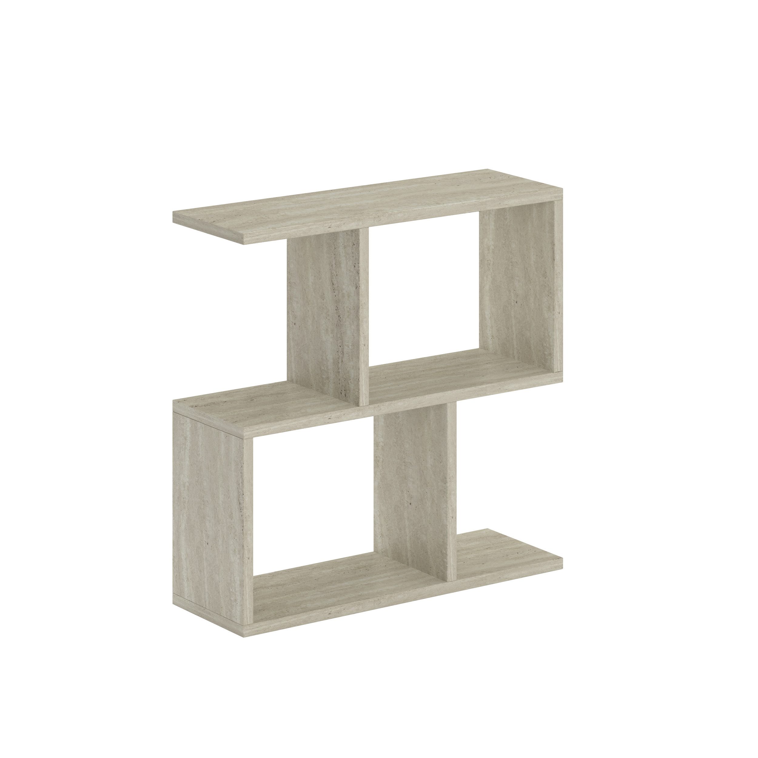 Decortie Beistelltisch Homemania, Modern Seite Ende Beistelltisch, Couchtisch, 60 x 19,5 x 60 cm