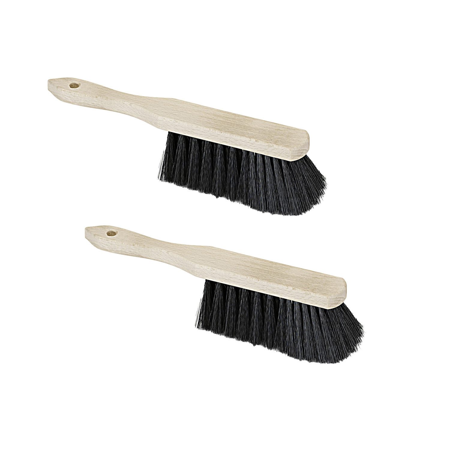 Kehrgarnitur 2er Set Industriehandfeger Qualitätsmischung 28 cm