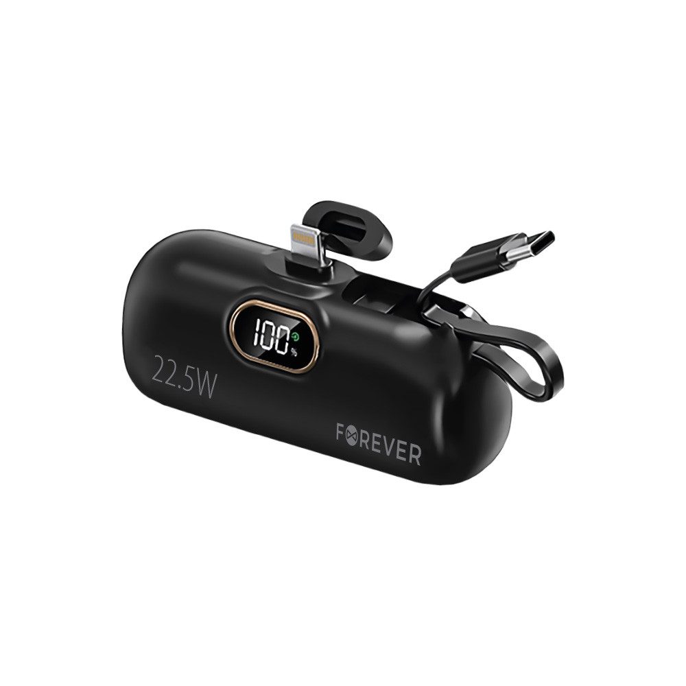 Forever Schnell Mini-Powerbank 22,5W 5000mAh Lightning Powerbank