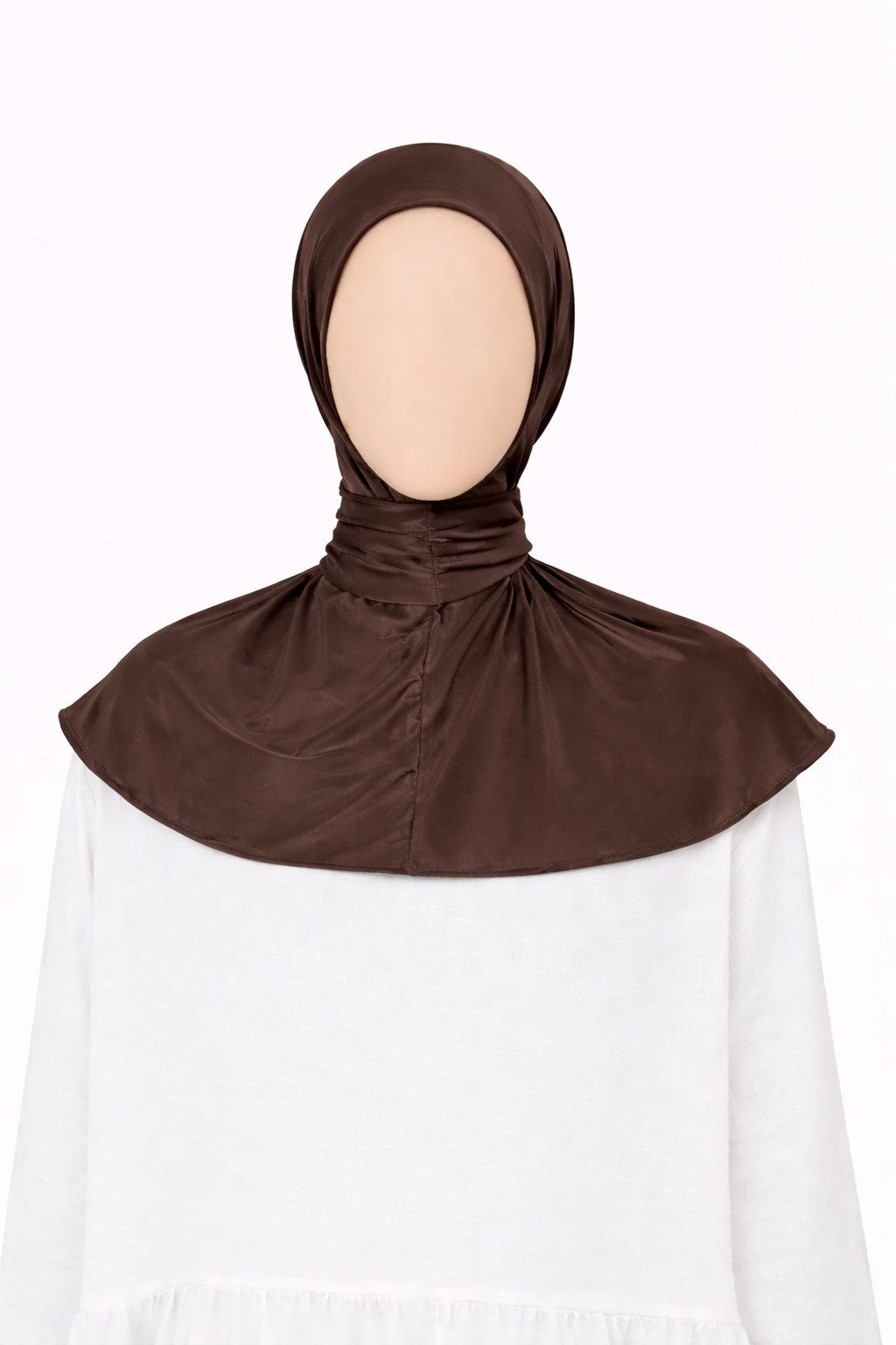 Aymasal Hijab Sofort-Jersey-Hijab (Einzelartikel, 1x Sofort-Hijab) Sofort-Hijab, Mit knöpfen an der Hinterseite