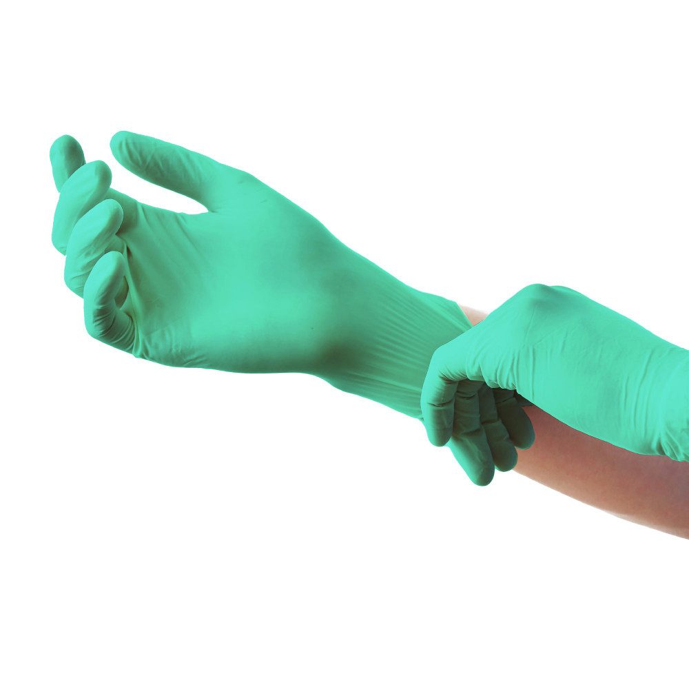Medi-Inn Nitril-Handschuhe GREEN Nitril Einmalhandschuhe, grün, biologisch günstig online kaufen