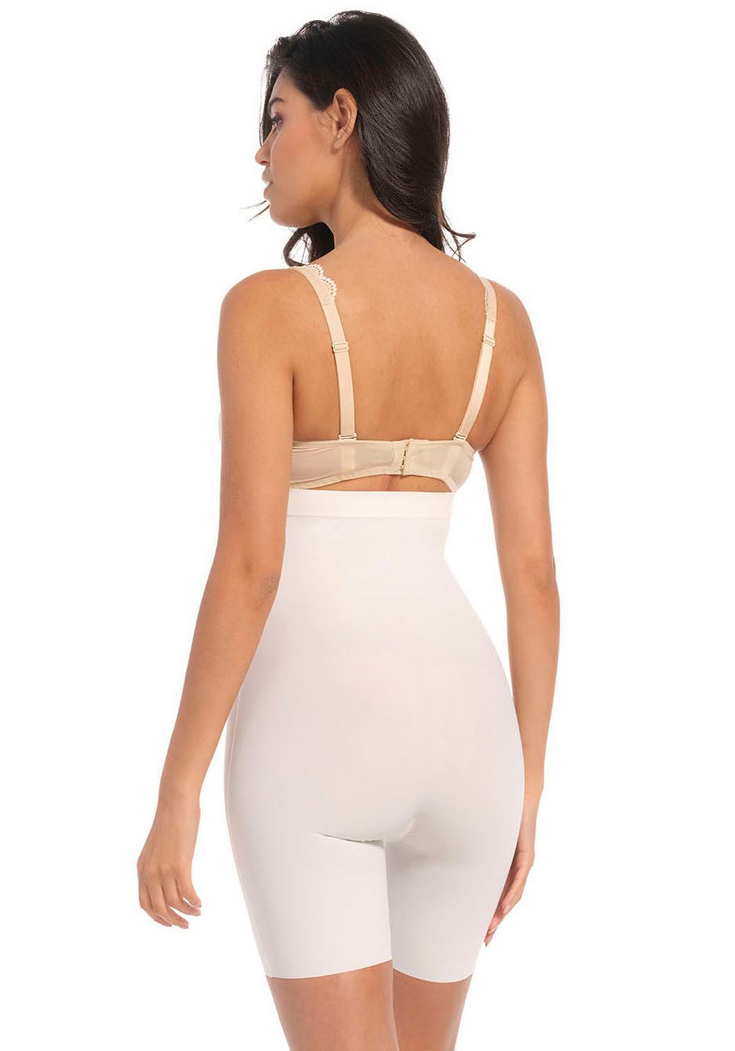 MAGIC Bodyfashion Panty Maxi Hi-Bermuda Silikonbesatz an der Oberseite verhindert ein Einrollen