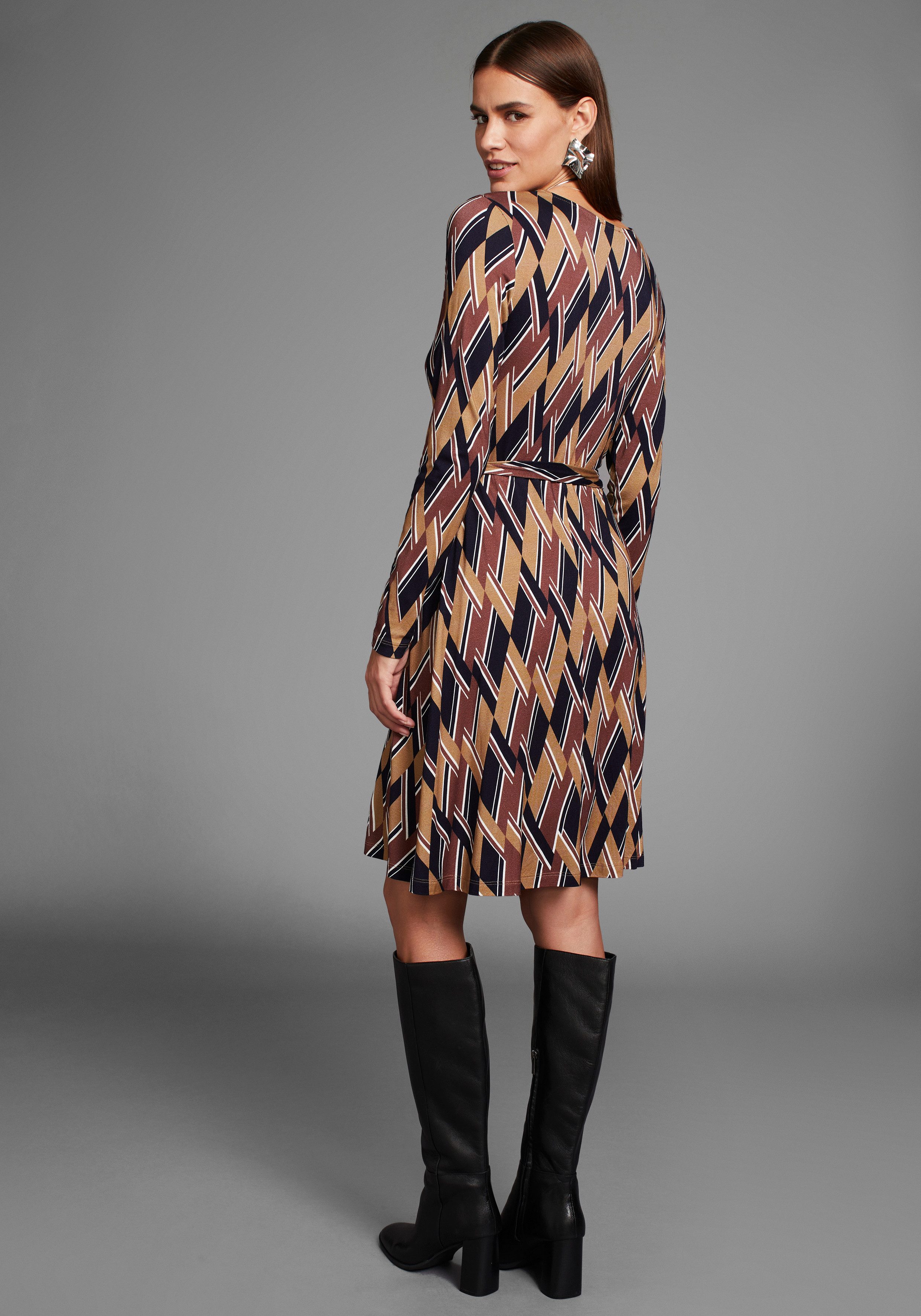 HECHTER PARIS Jerseykleid mit eleganten Print günstig online kaufen