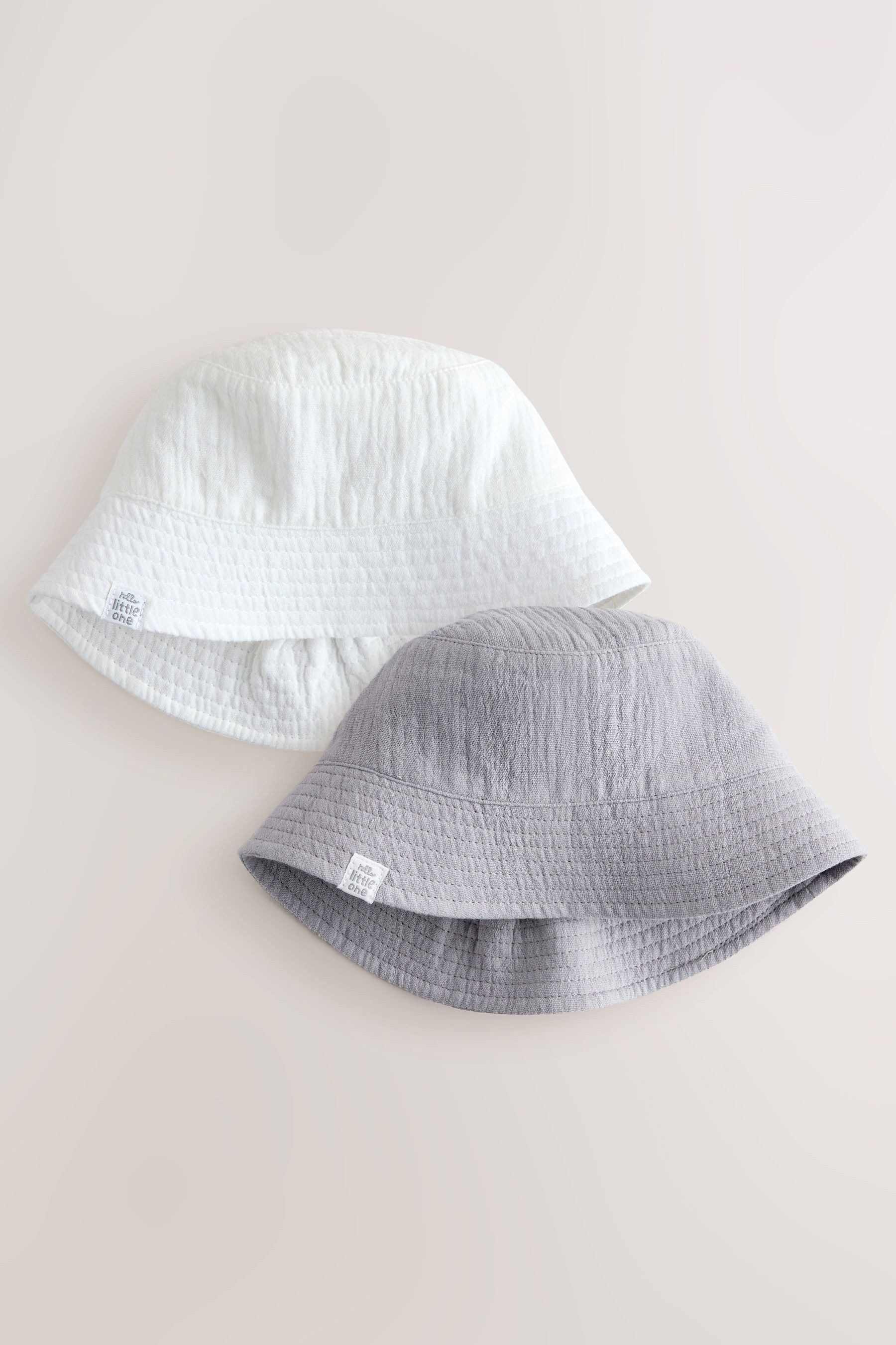 Next Fischerhut Baby Anglerhüte in Knitteroptik, 2er-Pack (2-St)