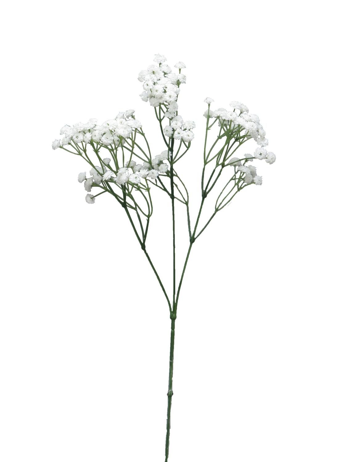 Kunstzweig Kunst Schleierkraut Cecilia, weiß, 65 cm, Ø1 cm Schleierkraut, artplants, Höhe 65.0 cm