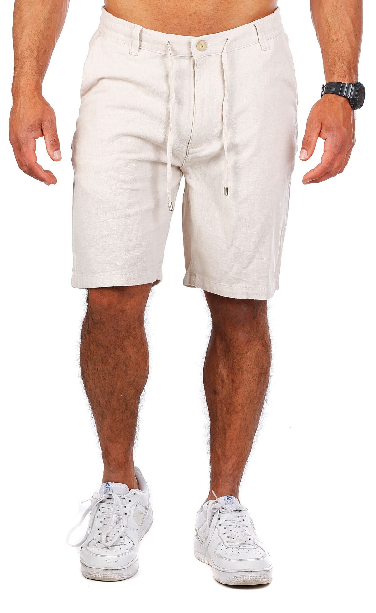 CARISMA Shorts Herren Leinen Baumwoll Mix Hose kurz trendig angenehm regula günstig online kaufen