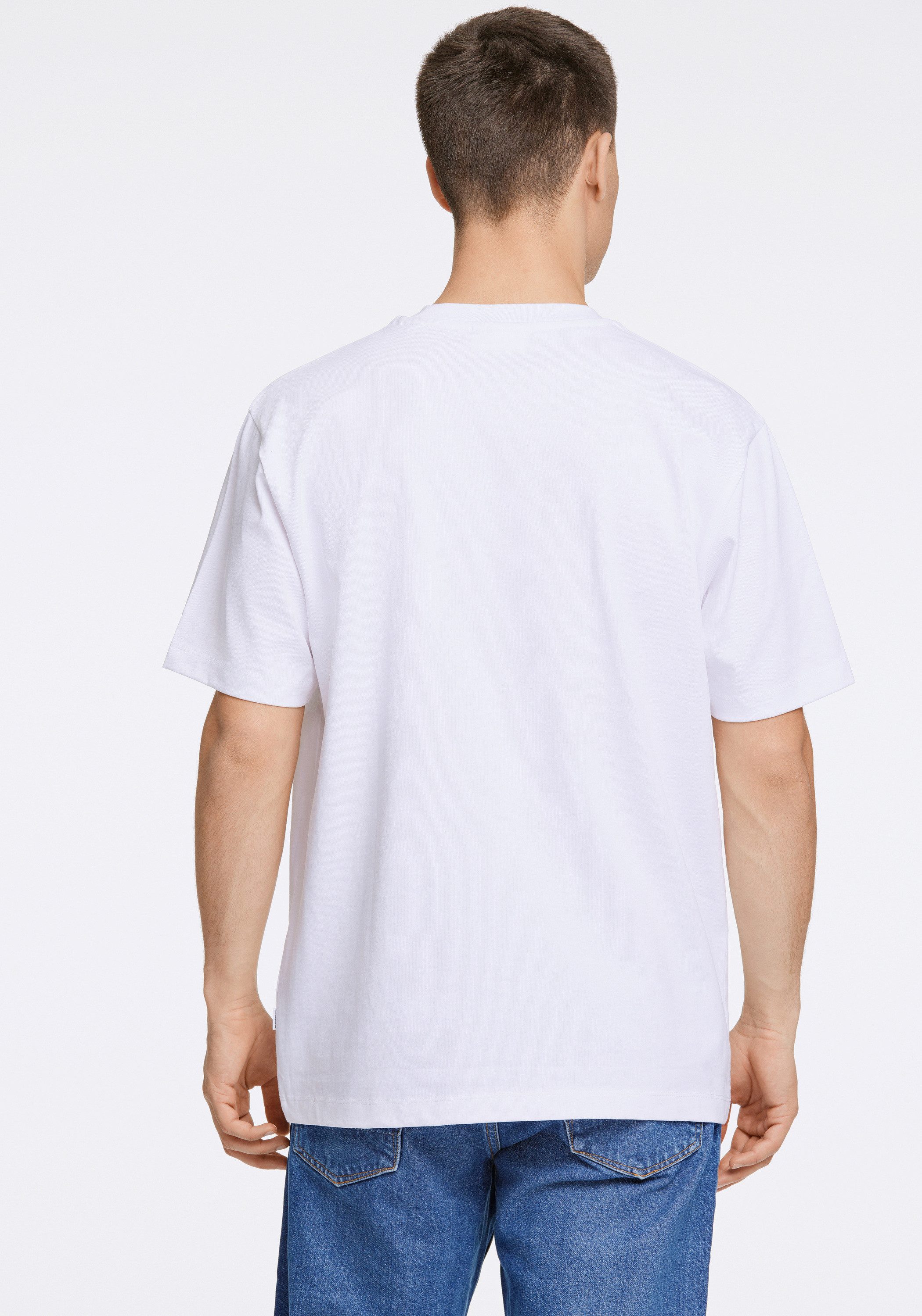 LINDBERGH Kurzarmshirt T-Shirt (Kurzarm) Oversize Fit