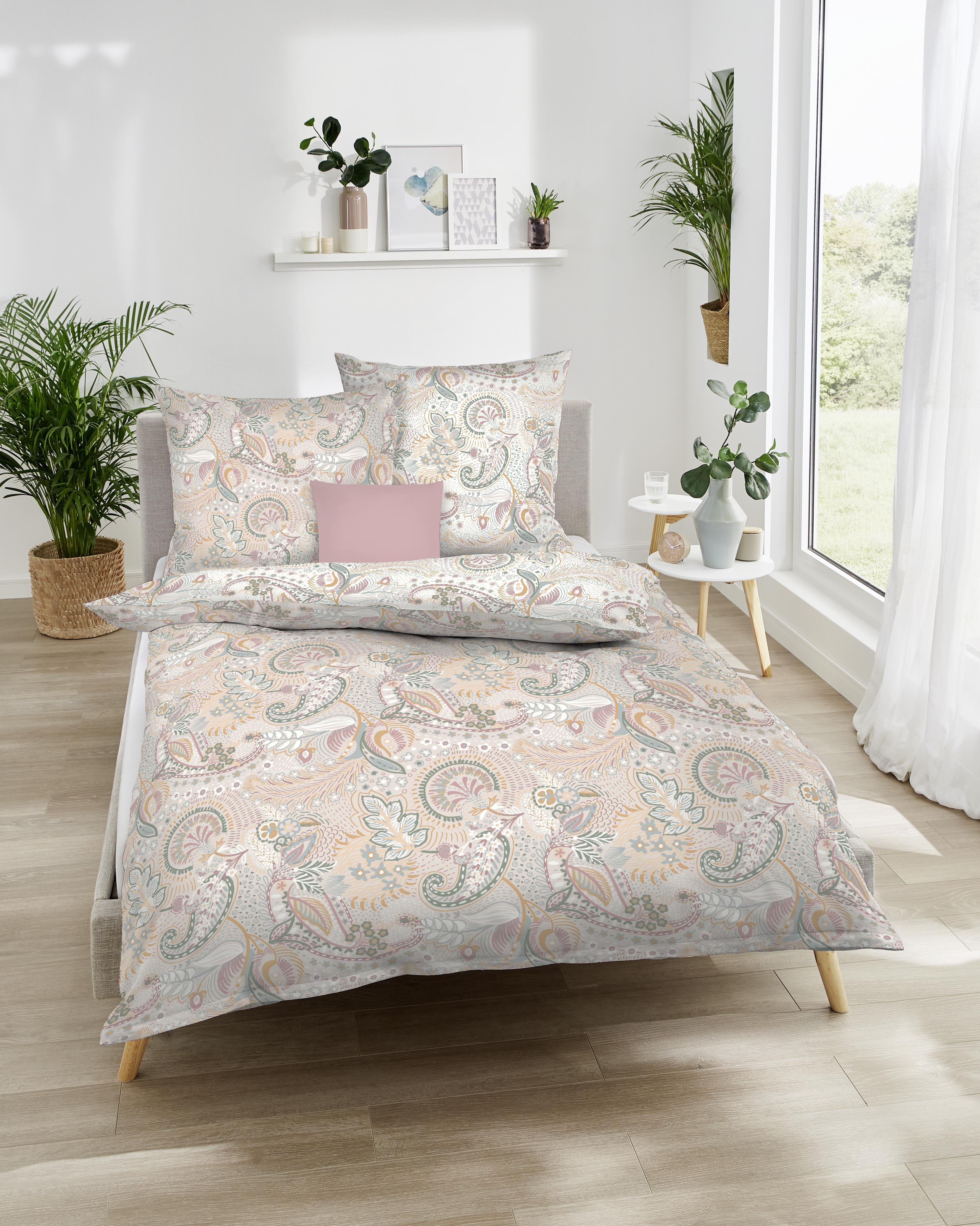 Kaeppel Wendebettwäsche Dream, Mako-Satin, 2 teilig, Mit Paisleymuster günstig online kaufen