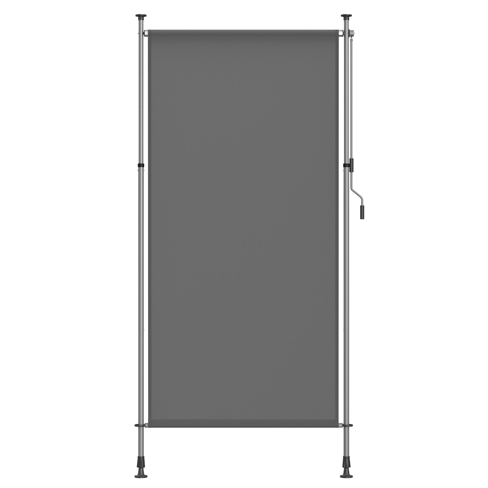 SONGMICS Seitenmarkise Seitenmarkise, Senkrechtmarkise, für Balkon Terrasse ohne Bohren höhenverstellbar, Sichtschutz, UV-Schutz, 120 cm breit