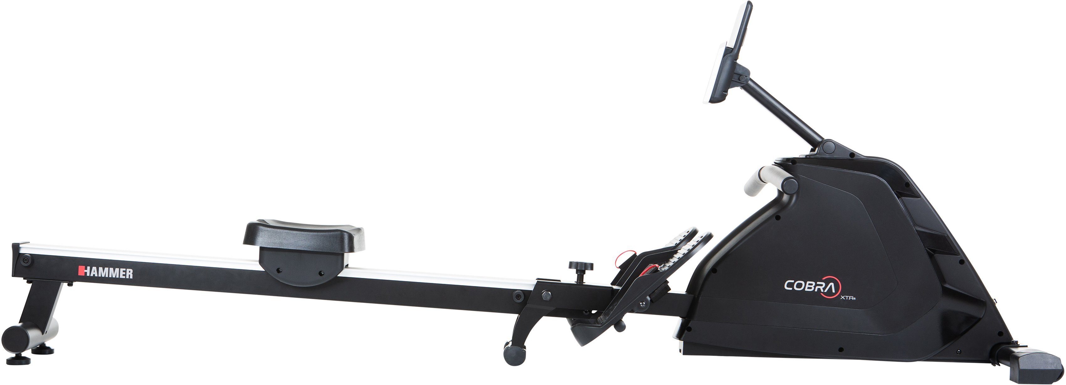 Hammer Rudergerät Hammer Rudergerät Cobra XTR Plus (130 kg max. Benutzergewicht, Sport), Rudermaschine, Magnetbremse, klappbar