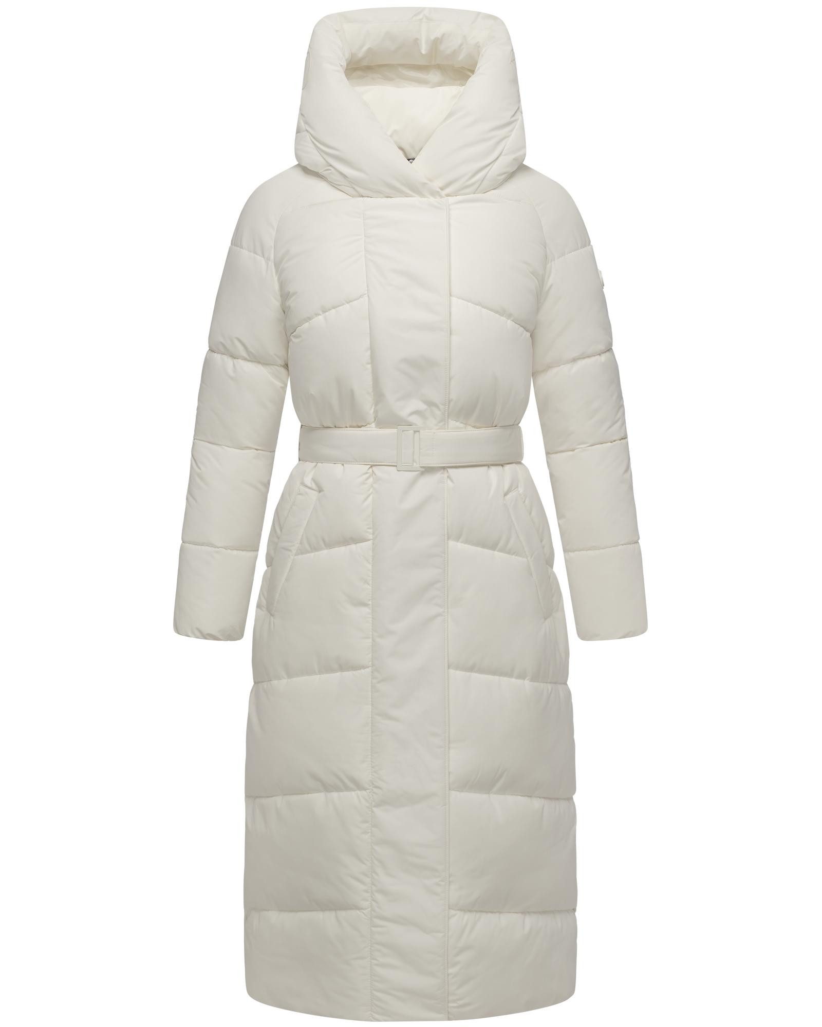 Navahoo Steppmantel Eisblick 14 Gesteppter Damen Mantel mit Taillengürtel