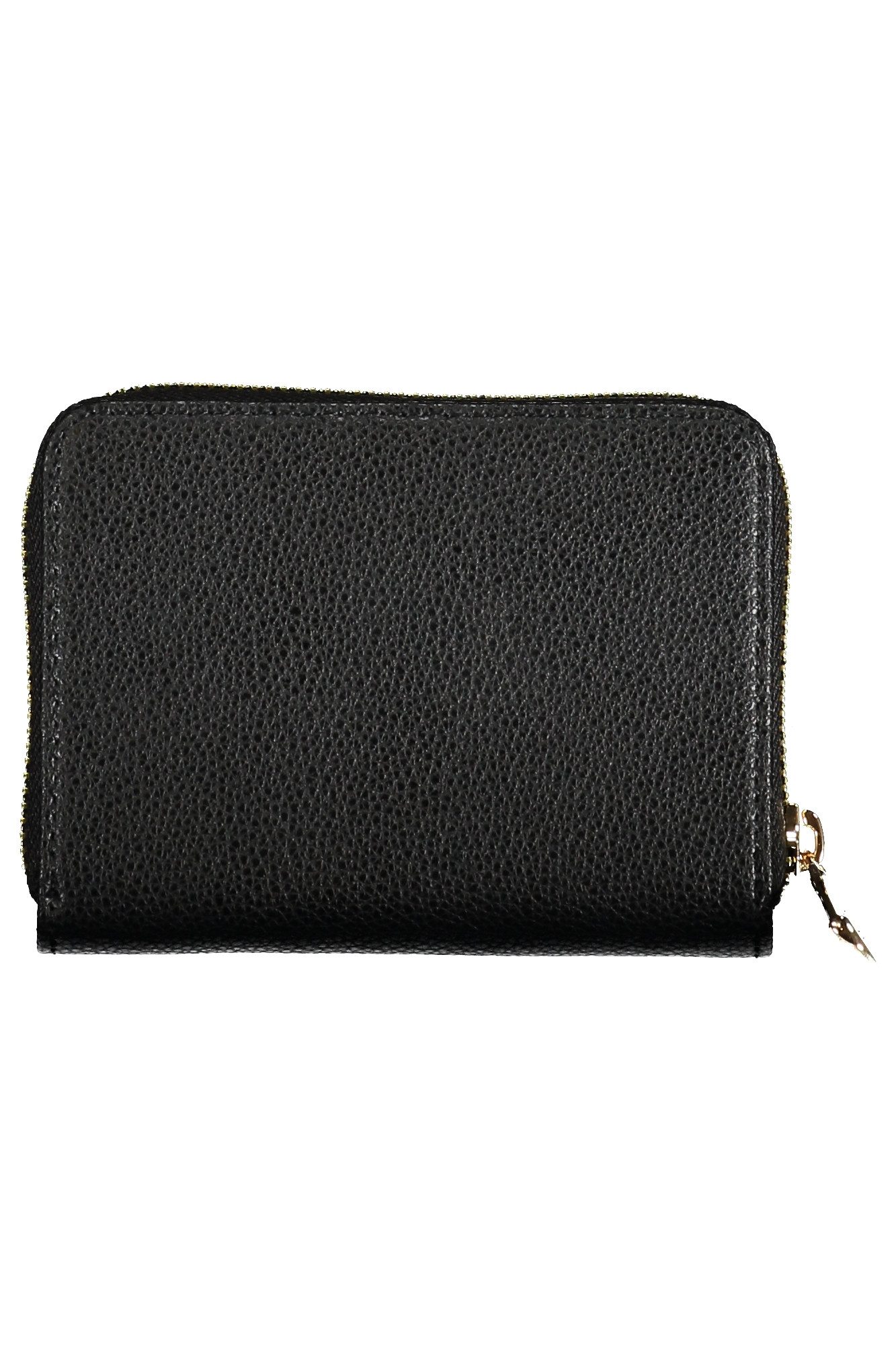 Patrizia Pepe Geldbörse, Elegante schwarze Damengeldbörse mit Reißverschluss und Kartenfäche