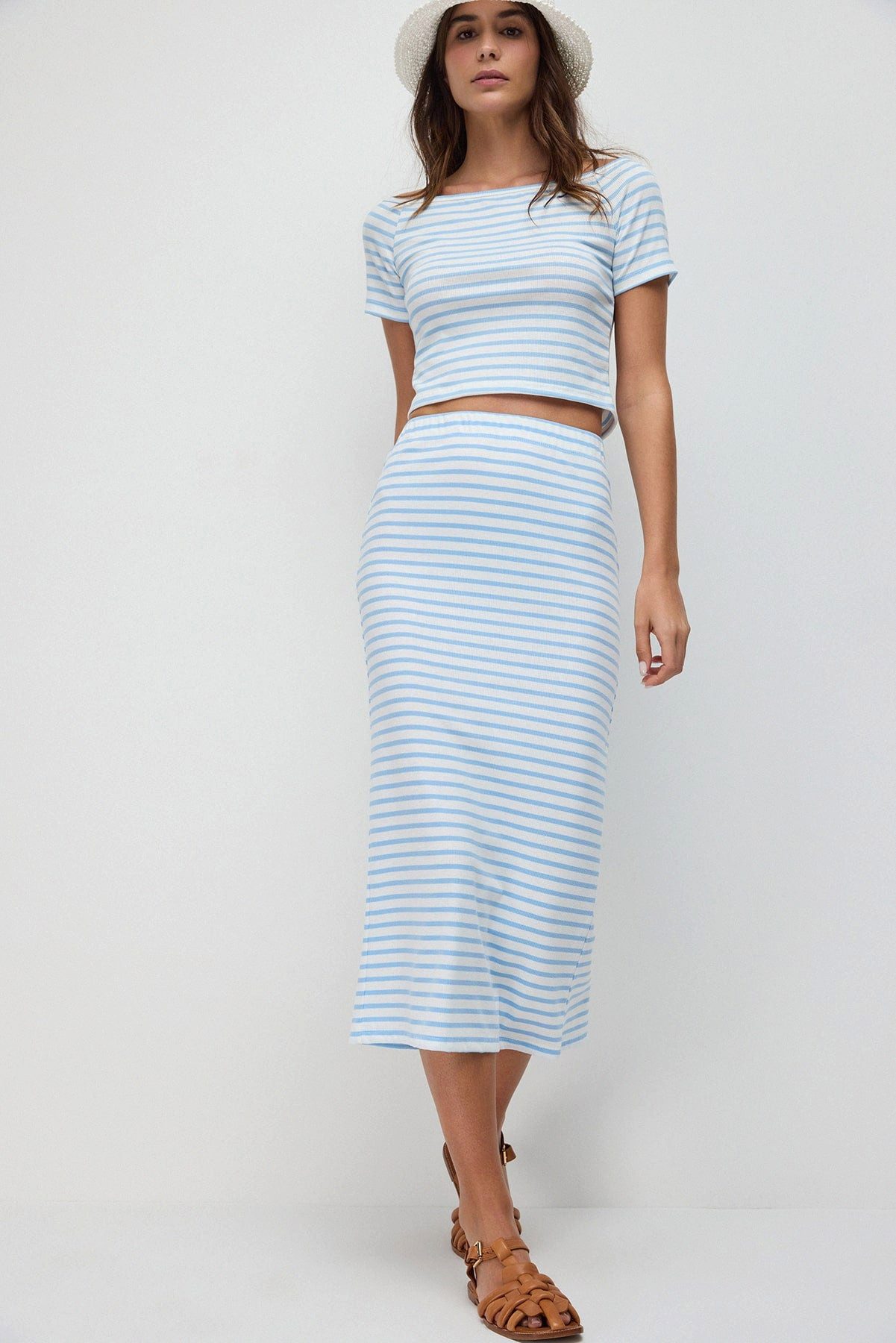 No Matter What Midirock Dehnbarer Midi Bleistiftrock günstig online kaufen