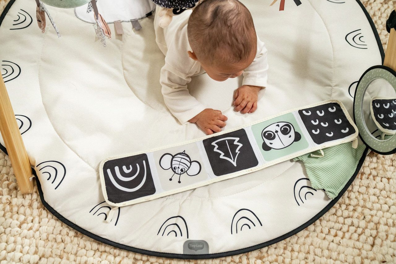 Krabbeldecke Tiny Love Luxe Developmental Gymini, Baby-Spielbogen mit Musik, ab 0 M, Tiny Love, Babyspieldecke, geeignet für Babys ab 0 Monaten  Mit 20 Entwicklungs…