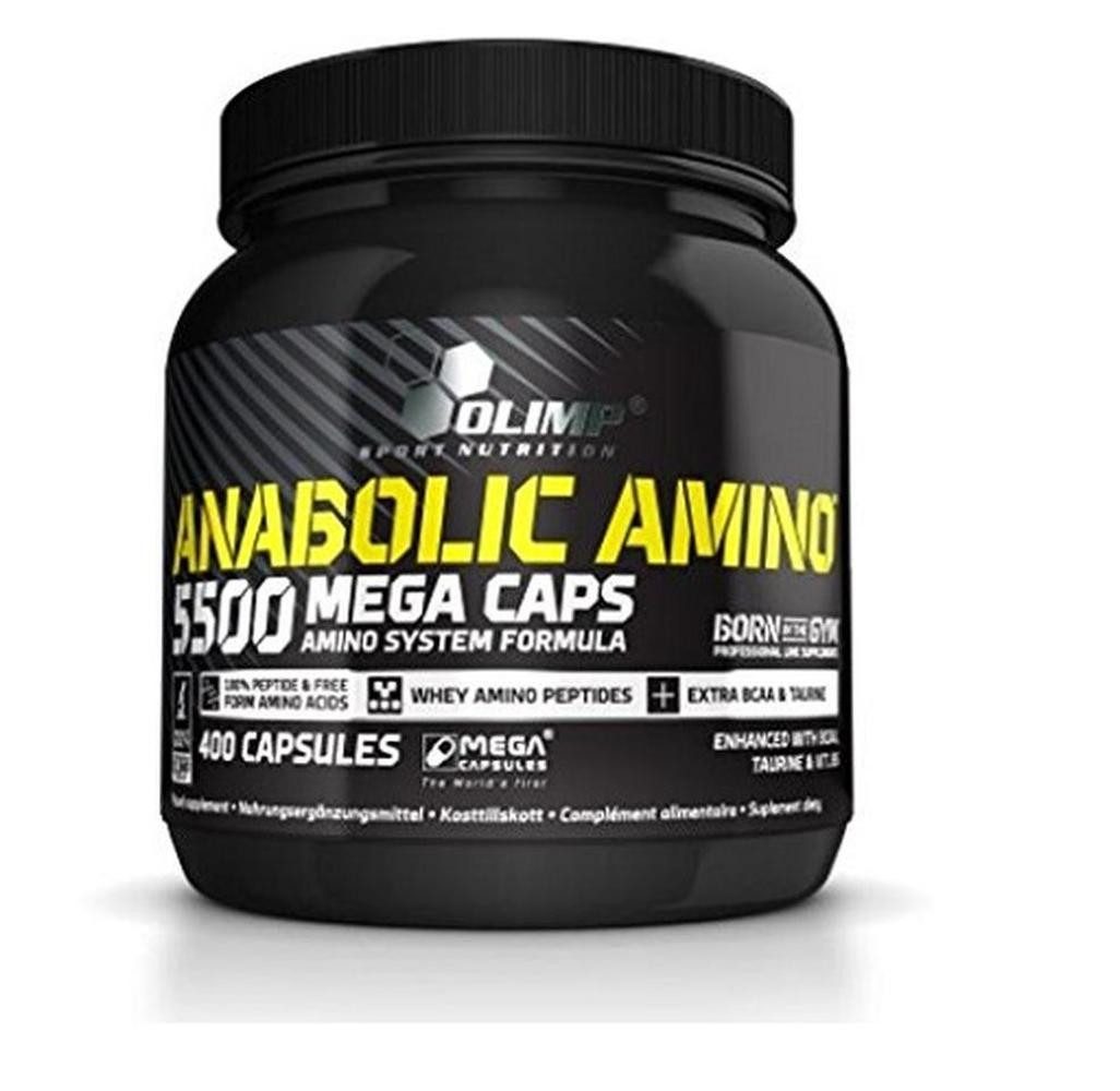 Olimp Sport Nutrition Olimp Anabolic Amino 5500 Mega Caps - 400 Kapsel Kapseln, 400 St.