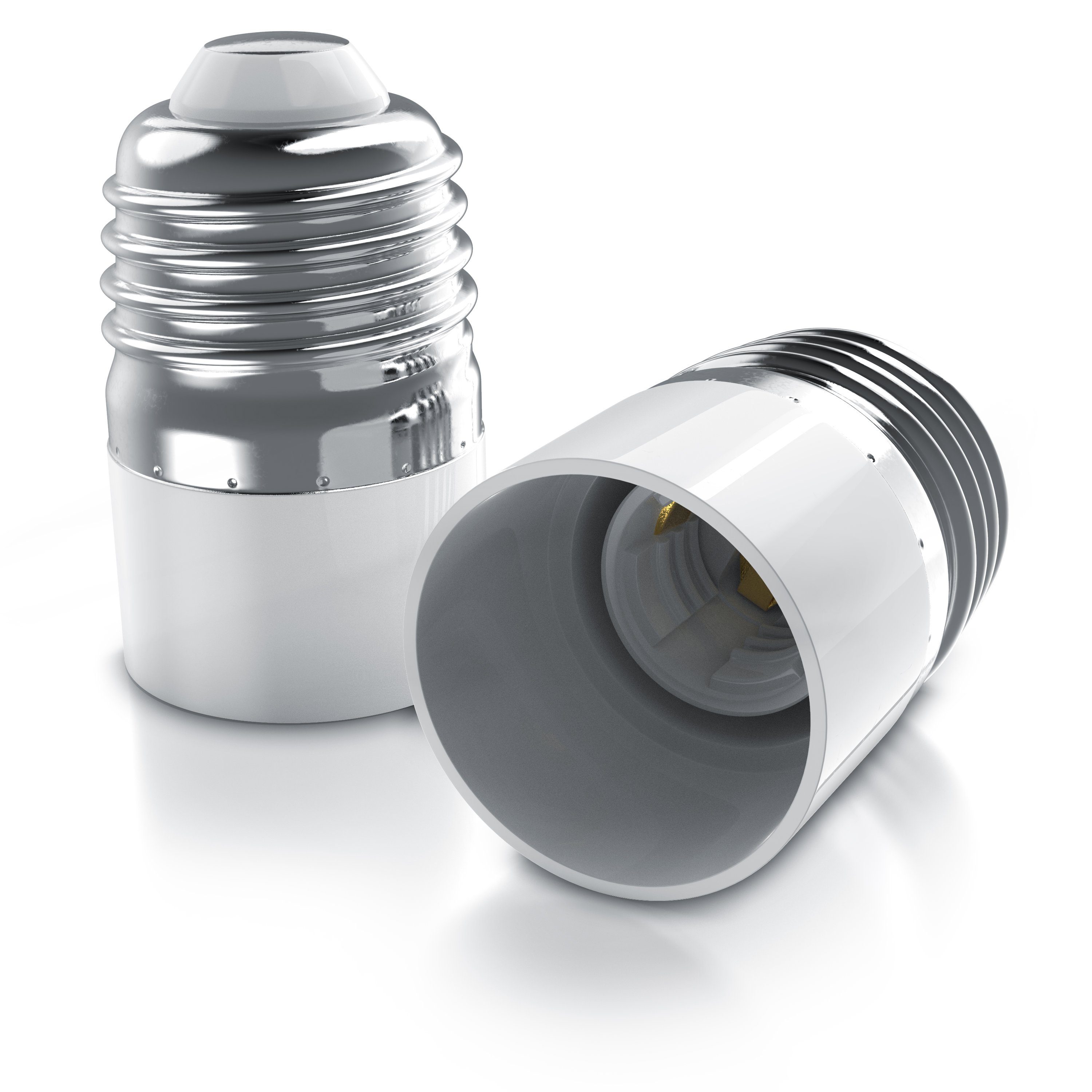 BEARWARE Лампыfassung, (Spar-Set, 2-St), Лампыsockel Adapter - E27 Fassung auf E14 Sockel Лампыadapter