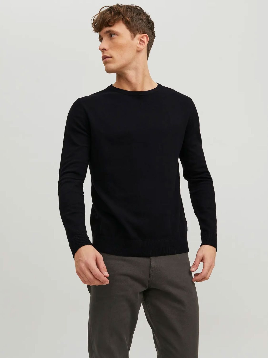 Jack & Jones Herren Rundhals Pullover JJEEMIL günstig online kaufen